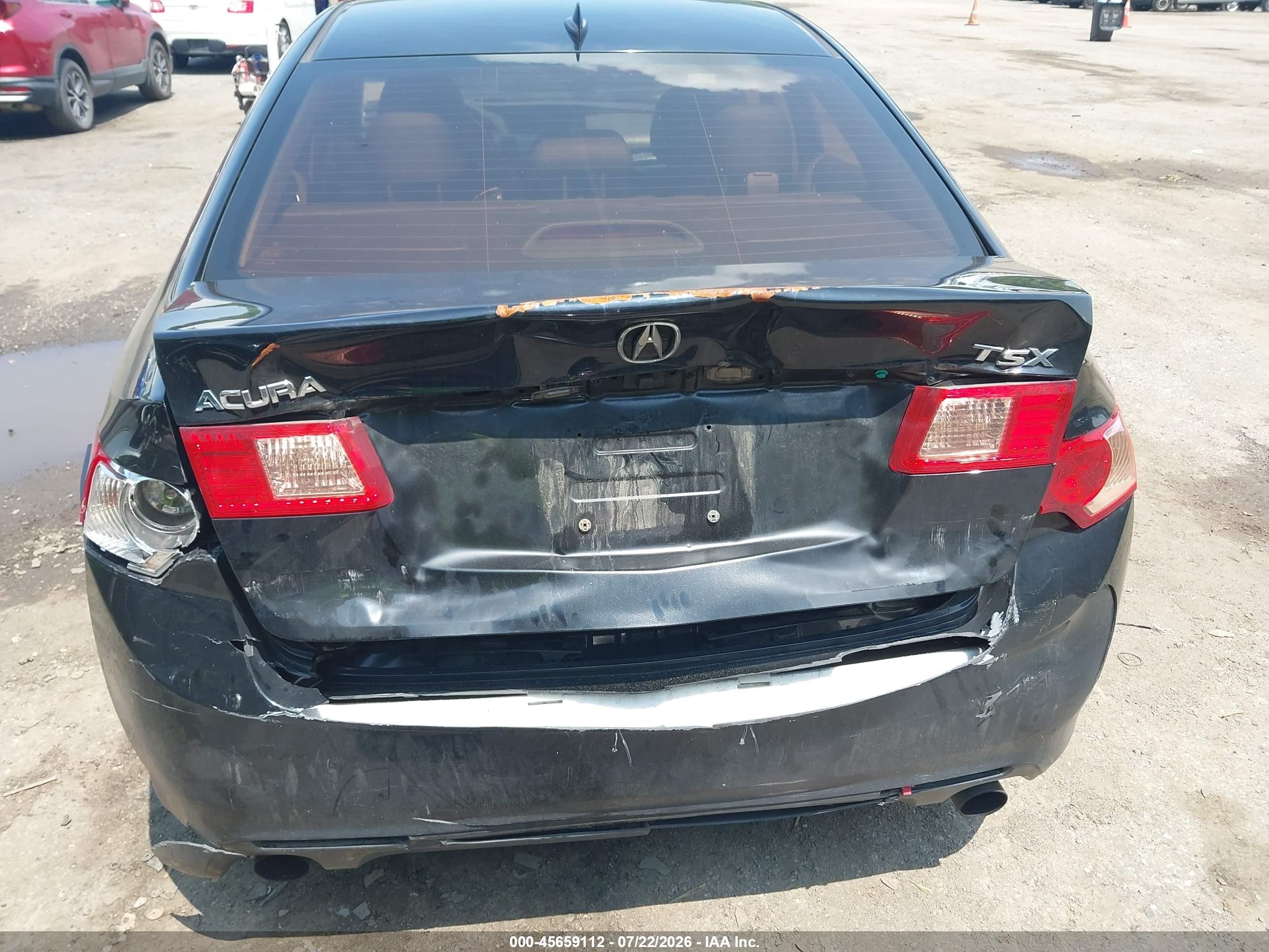 2012 Acura Tsx 2.4 Black vin: JH4CU2F4XCC014271