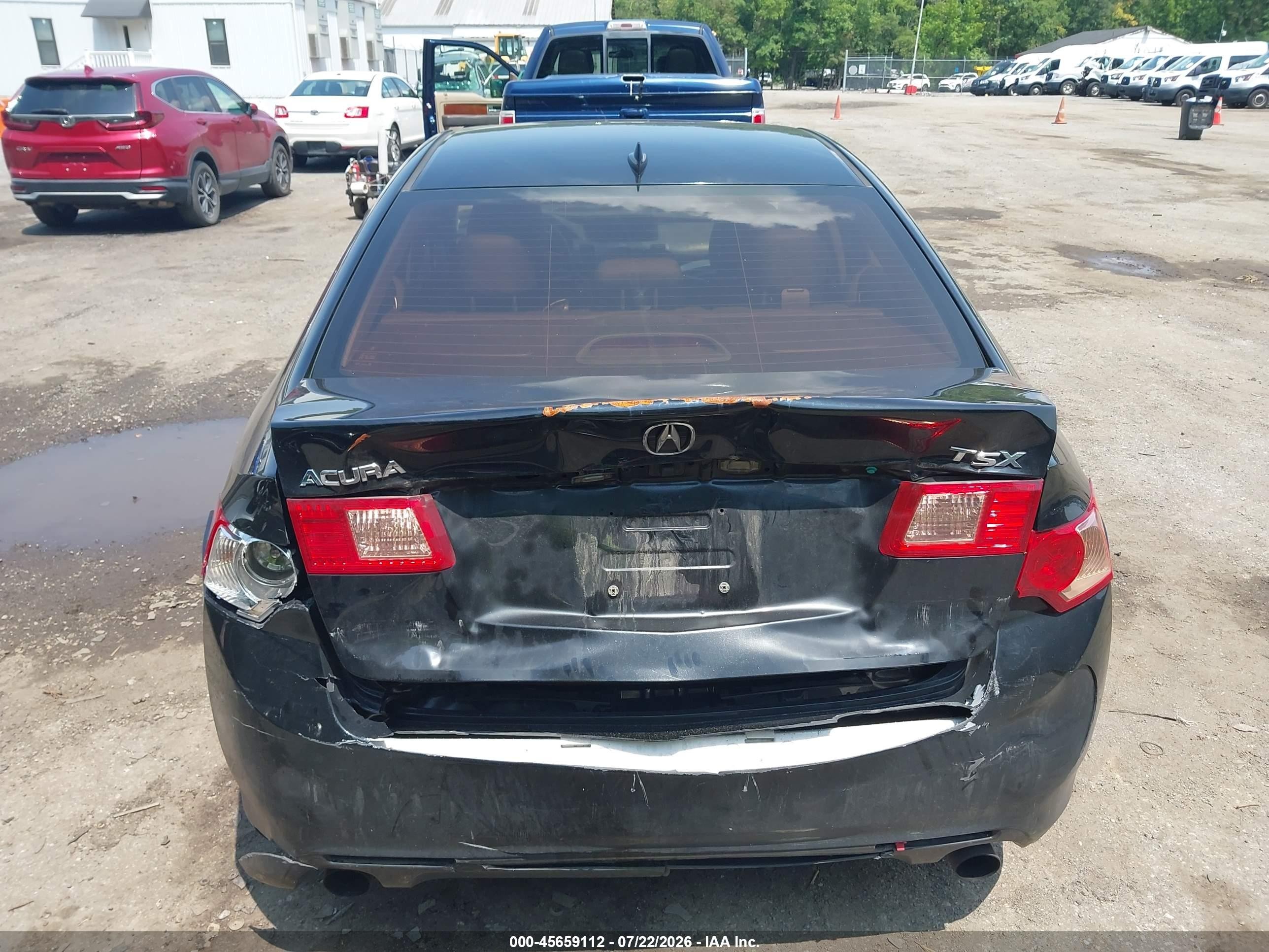 2012 Acura Tsx 2.4 Black vin: JH4CU2F4XCC014271