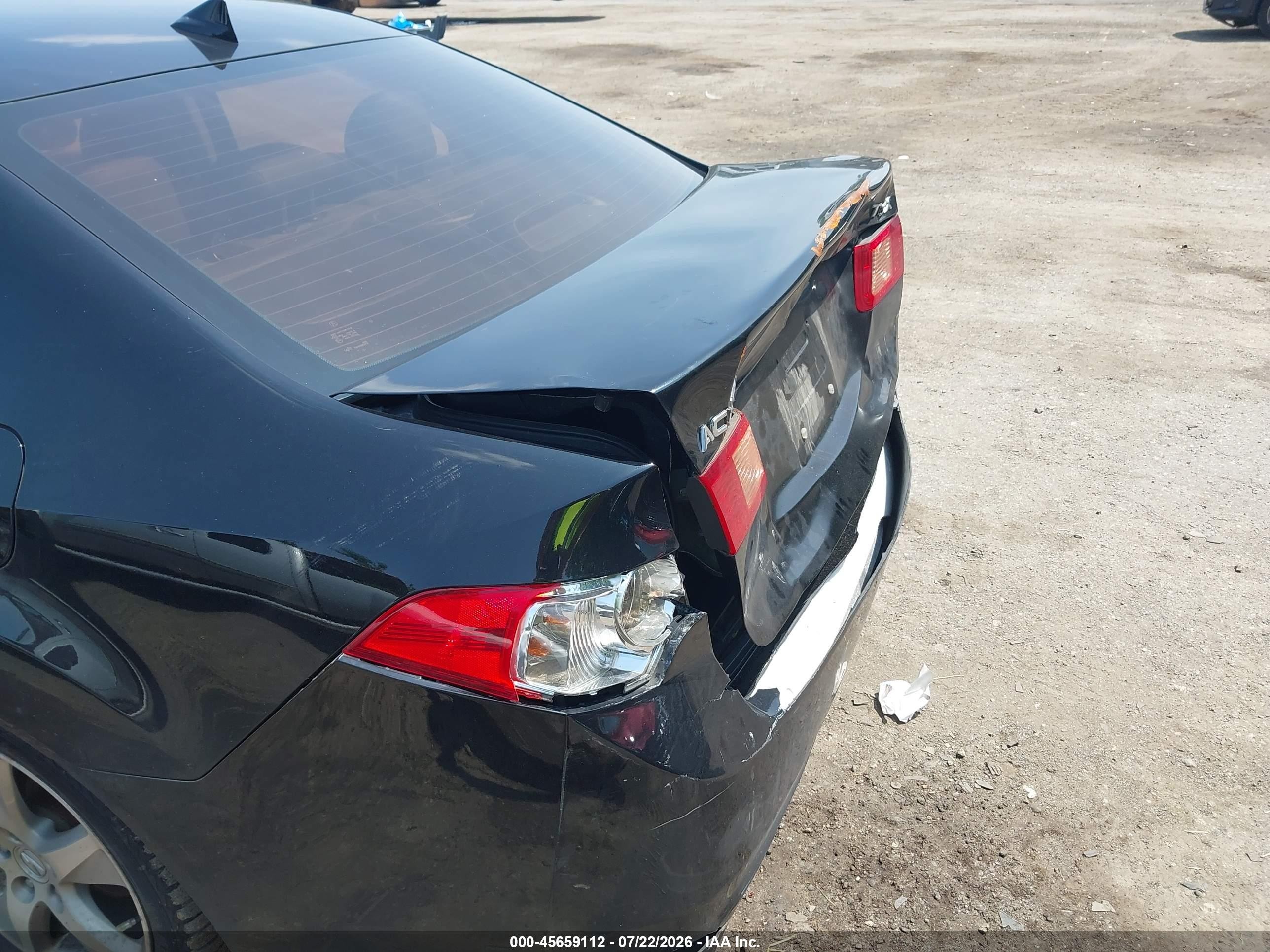 2012 Acura Tsx 2.4 Black vin: JH4CU2F4XCC014271