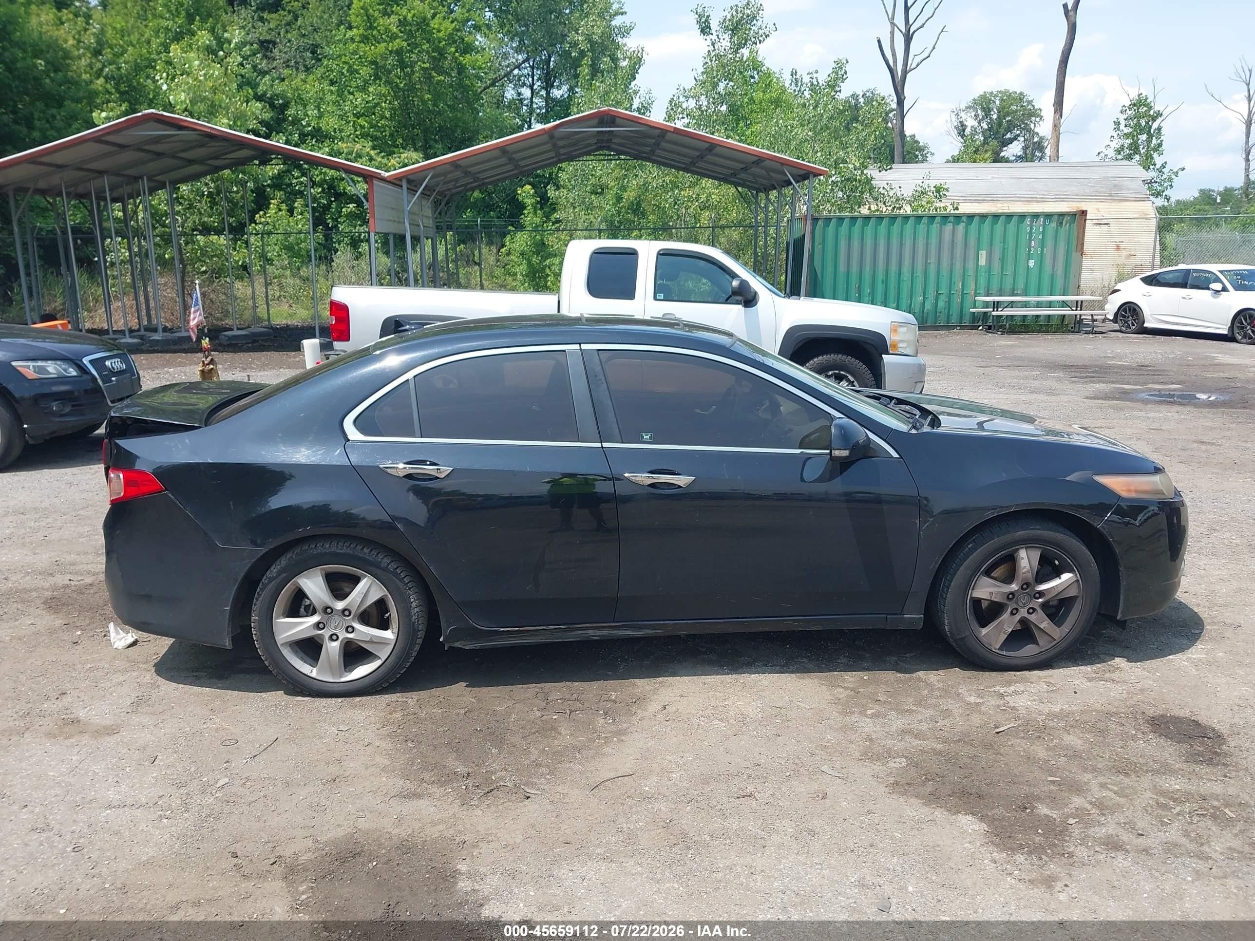 2012 Acura Tsx 2.4 Black vin: JH4CU2F4XCC014271
