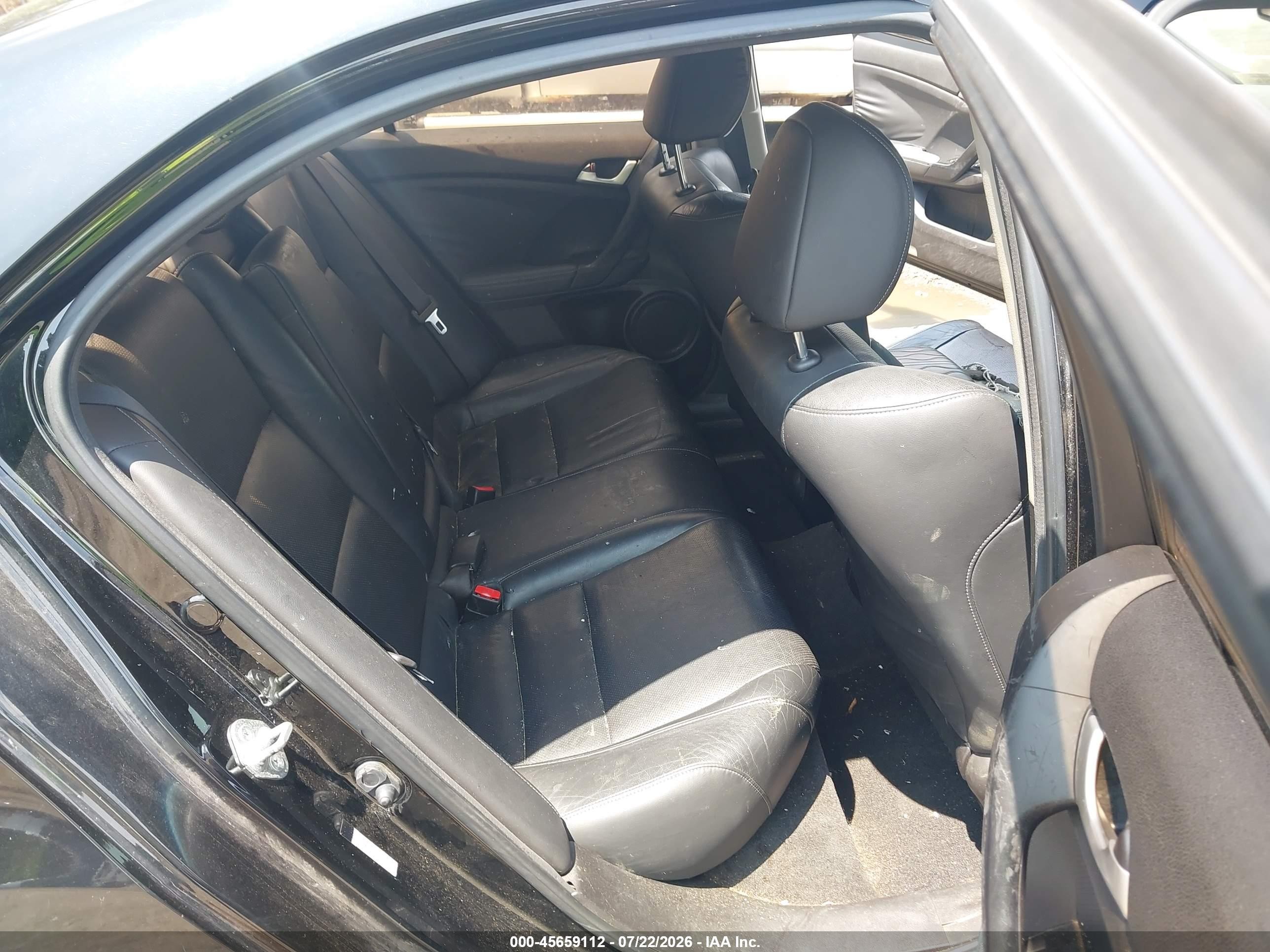 2012 Acura Tsx 2.4 Black vin: JH4CU2F4XCC014271
