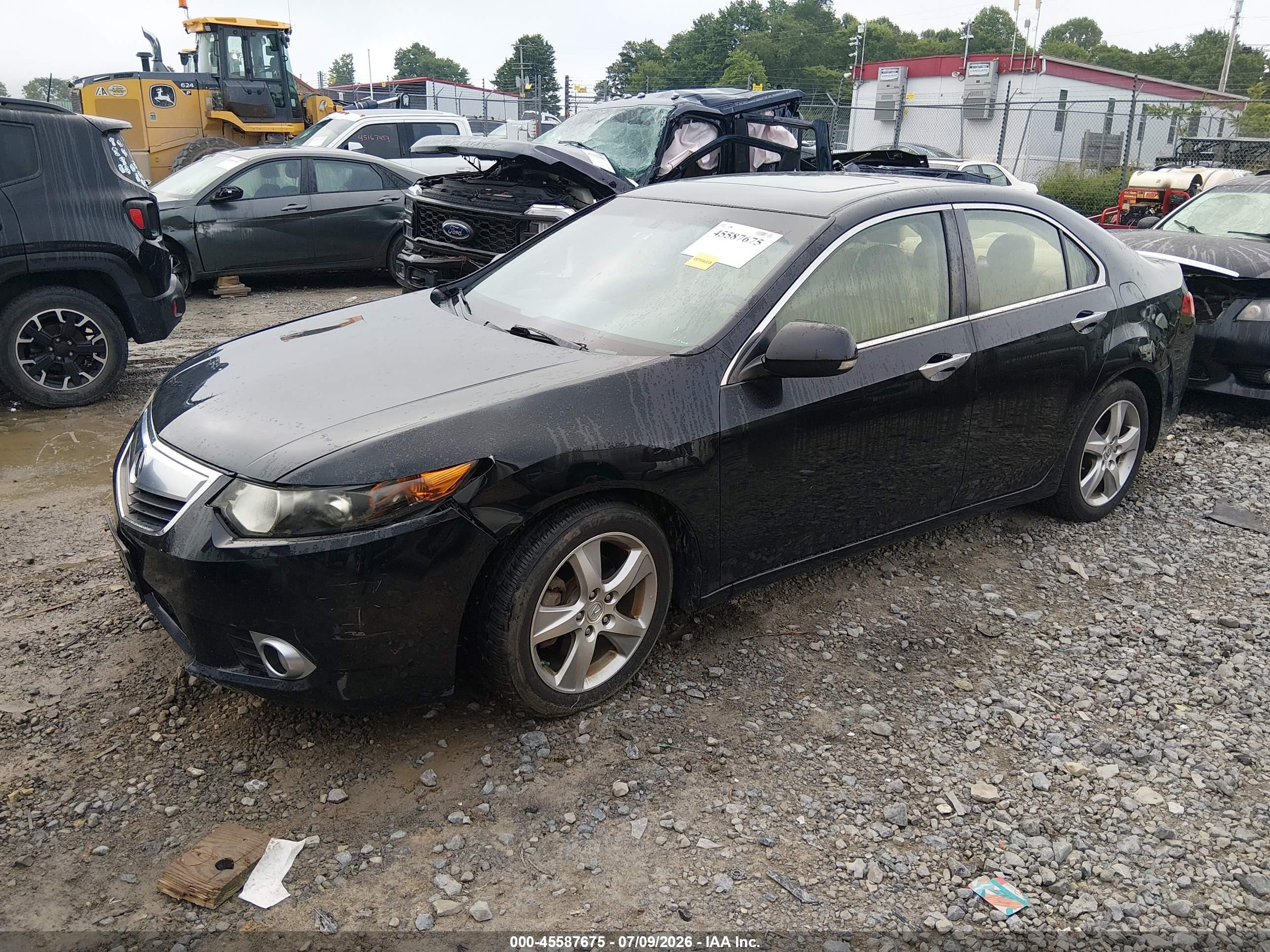 2012 Acura Tsx 2.4 Black vin: JH4CU2F4XCC015761