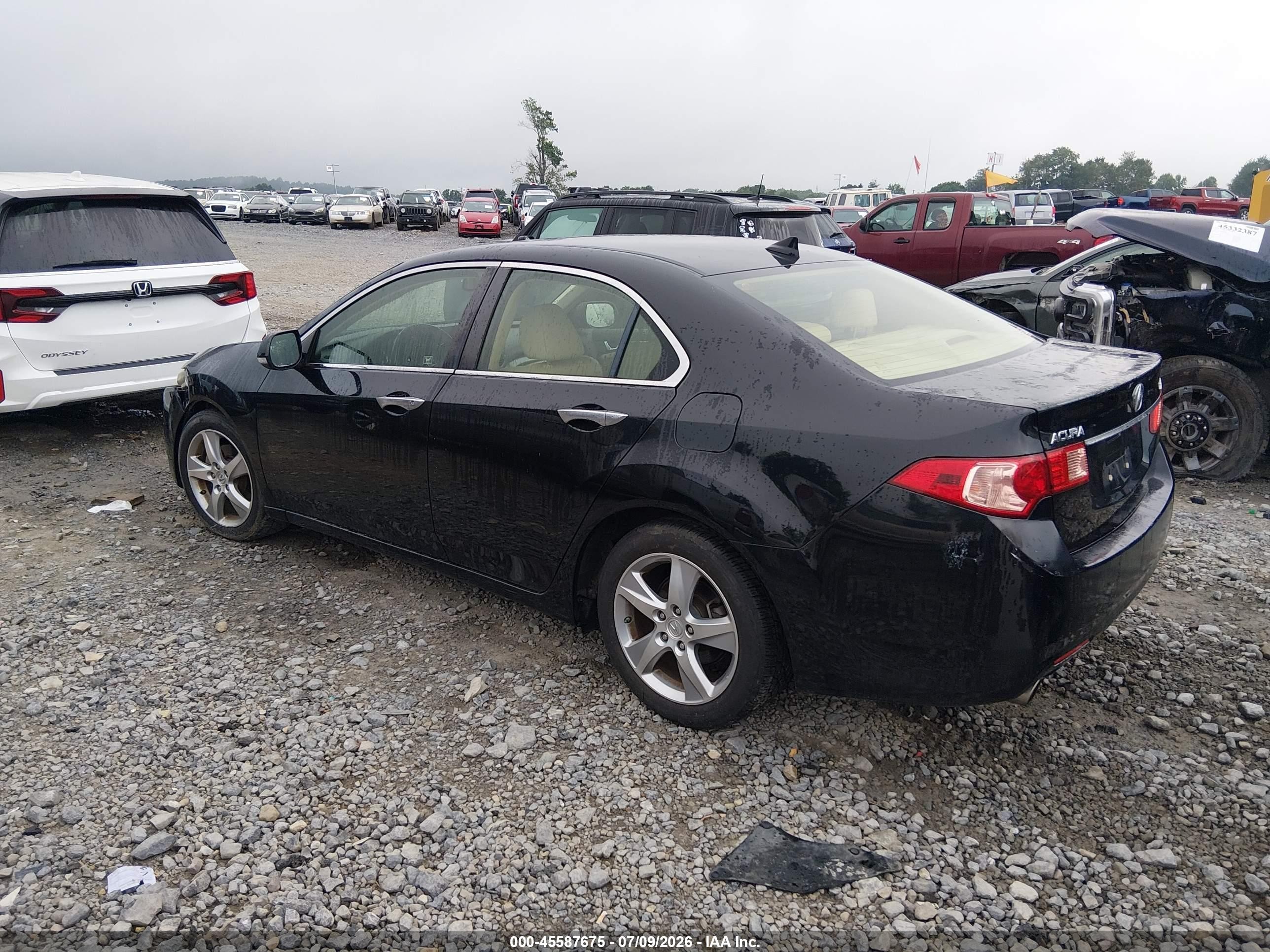 2012 Acura Tsx 2.4 Black vin: JH4CU2F4XCC015761