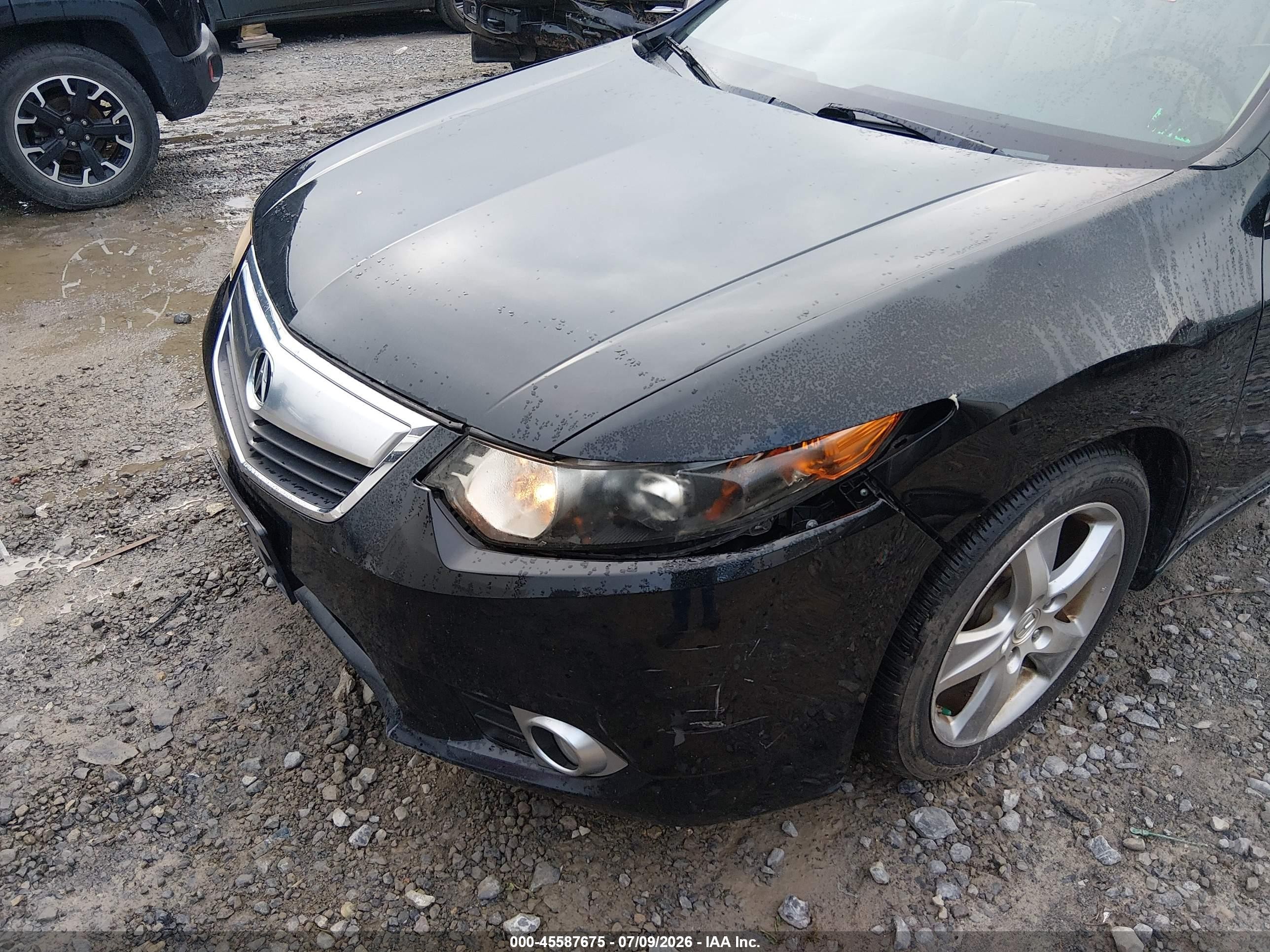 2012 Acura Tsx 2.4 Black vin: JH4CU2F4XCC015761