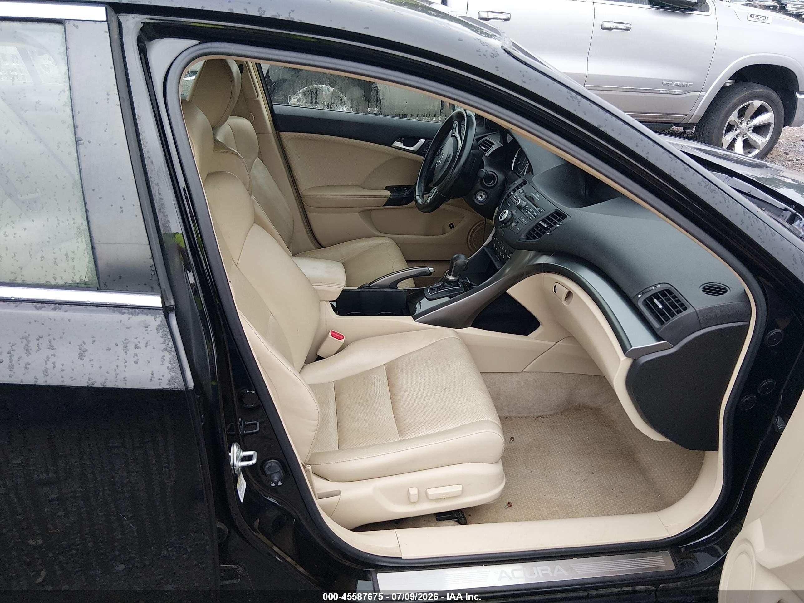 2012 Acura Tsx 2.4 Black vin: JH4CU2F4XCC015761