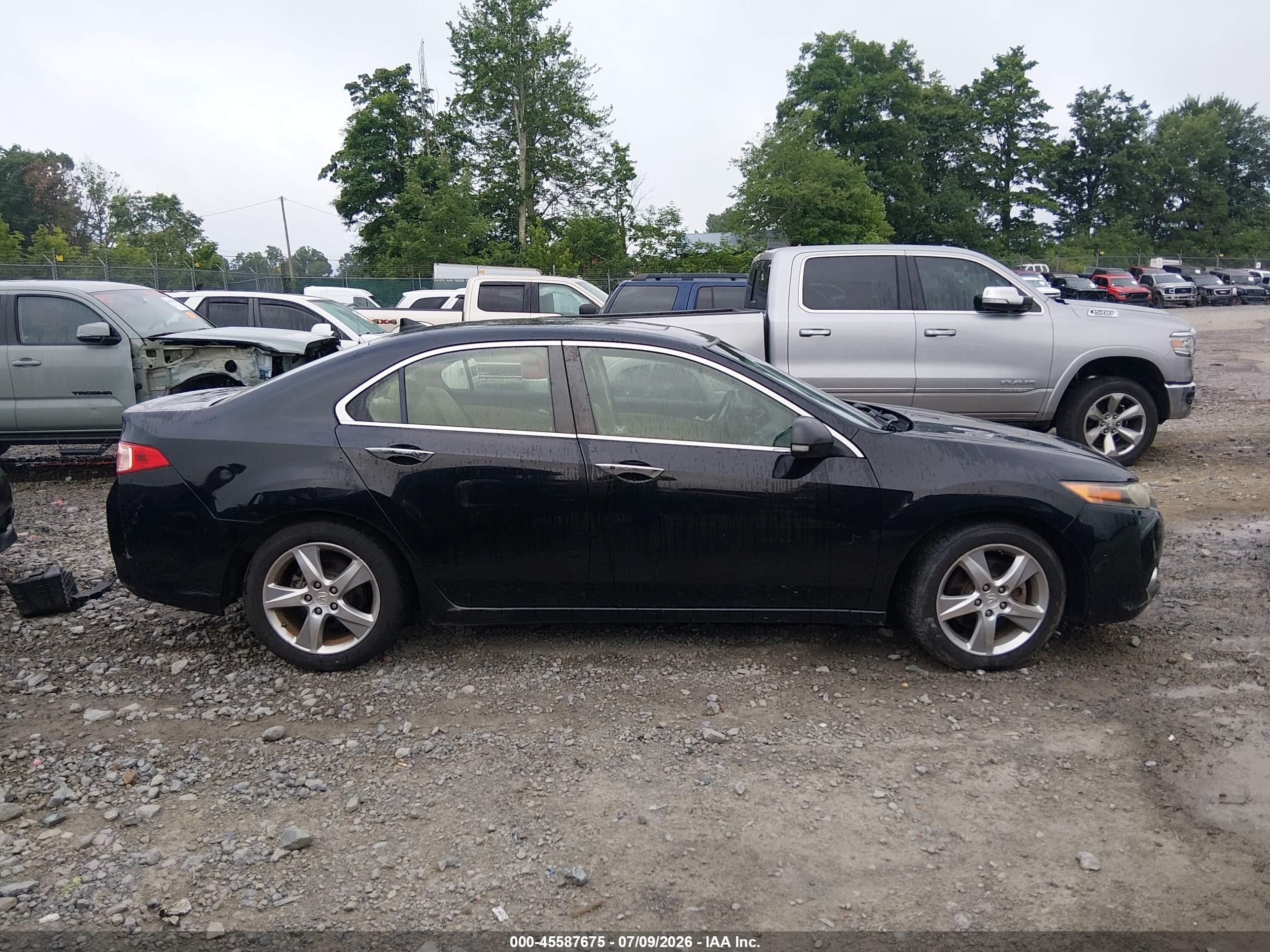 2012 Acura Tsx 2.4 Black vin: JH4CU2F4XCC015761