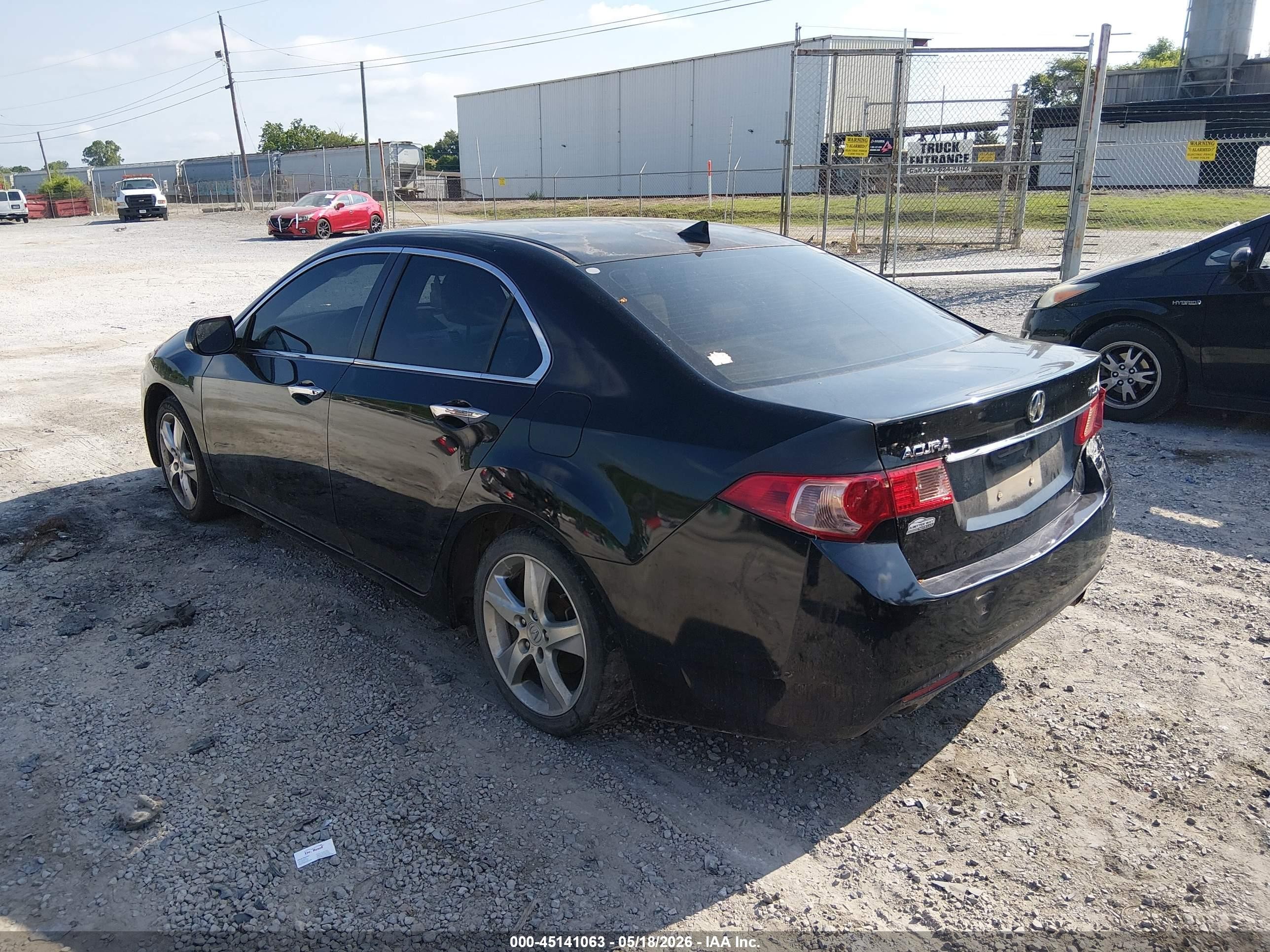 2012 Acura Tsx 2.4 Черный vin: JH4CU2F4XCC024346