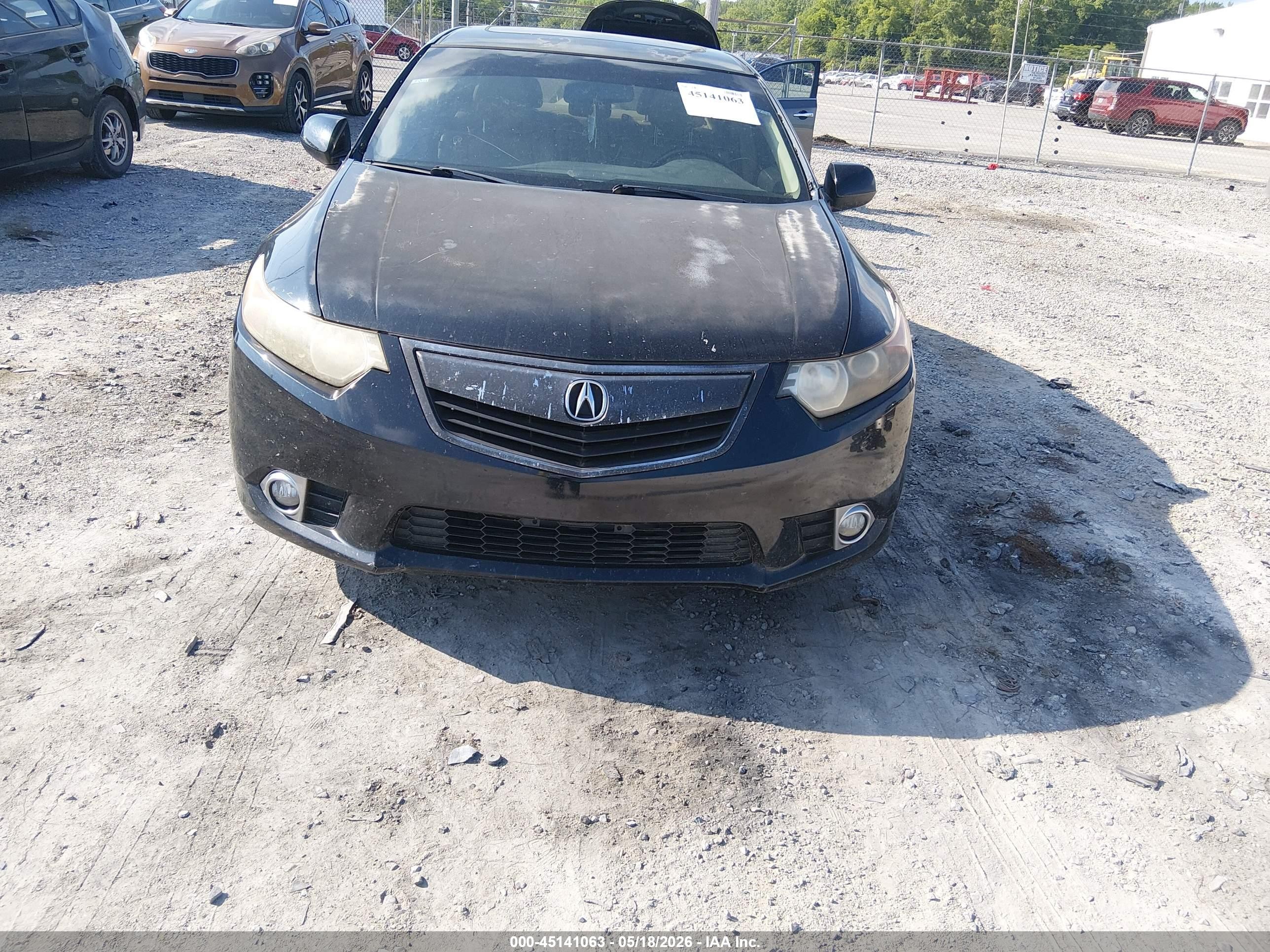 2012 Acura Tsx 2.4 Черный vin: JH4CU2F4XCC024346