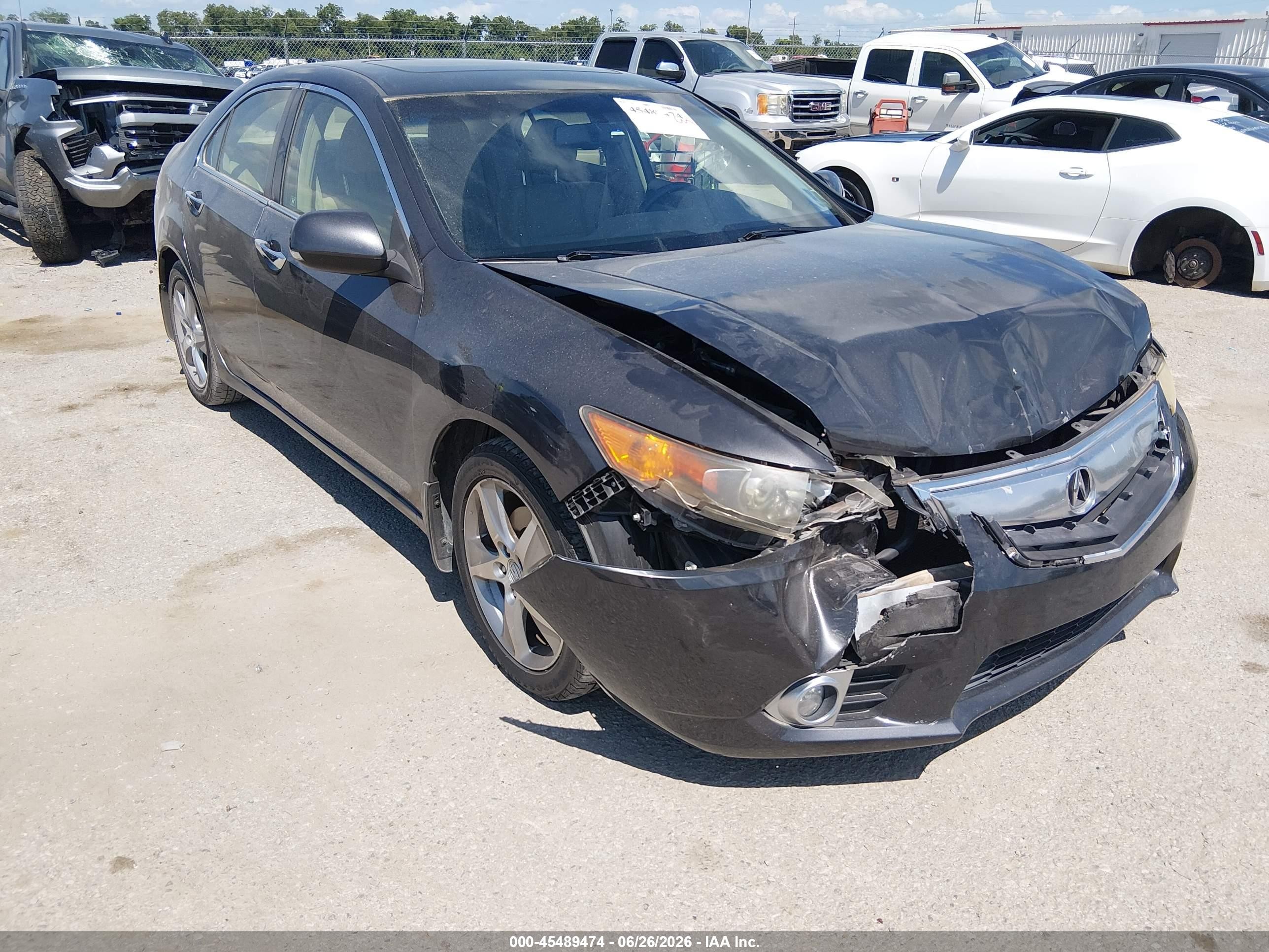2012 Acura Tsx 2.4 Серый vin: JH4CU2F4XCC025643