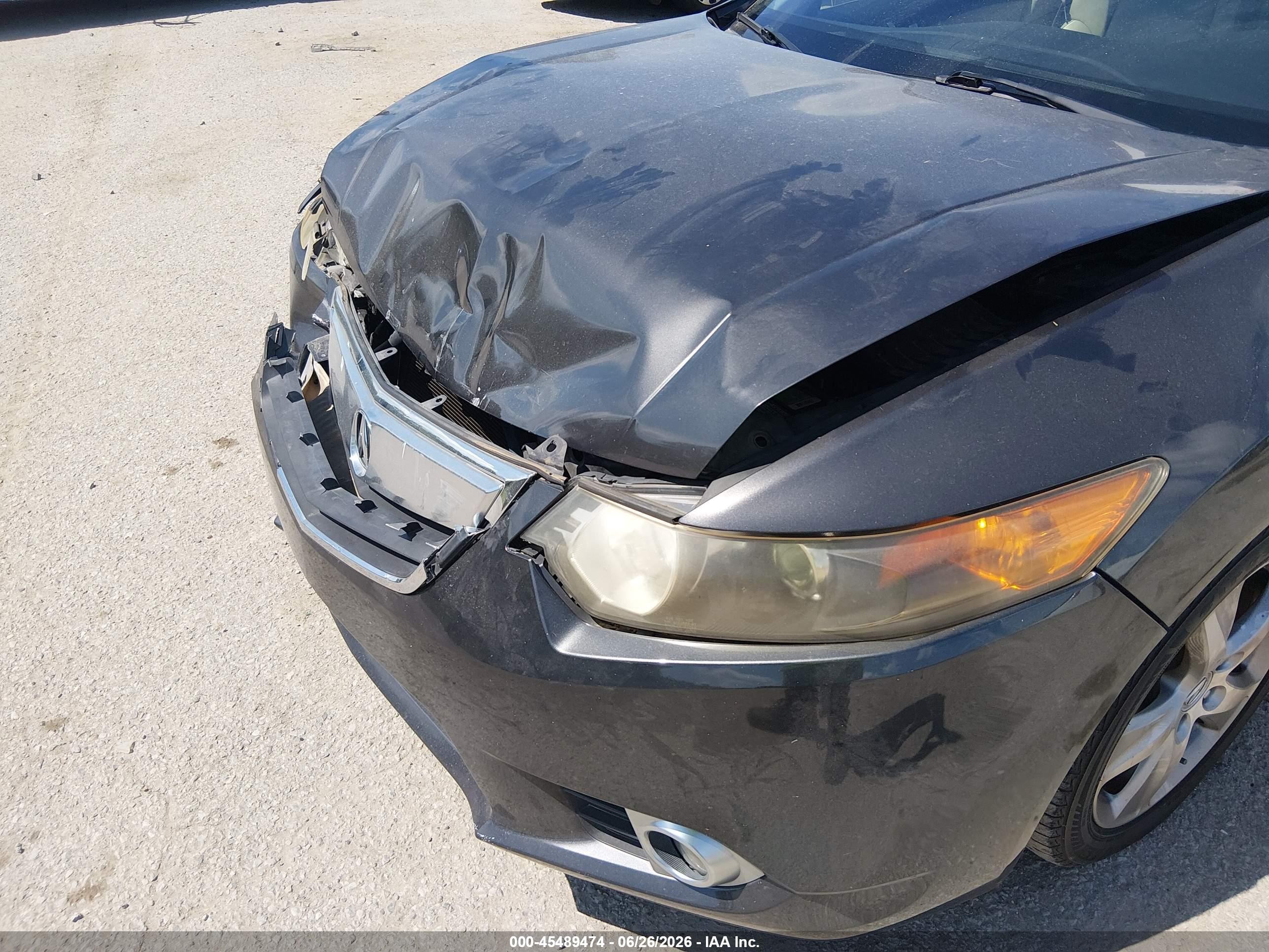 2012 Acura Tsx 2.4 Gray vin: JH4CU2F4XCC025643