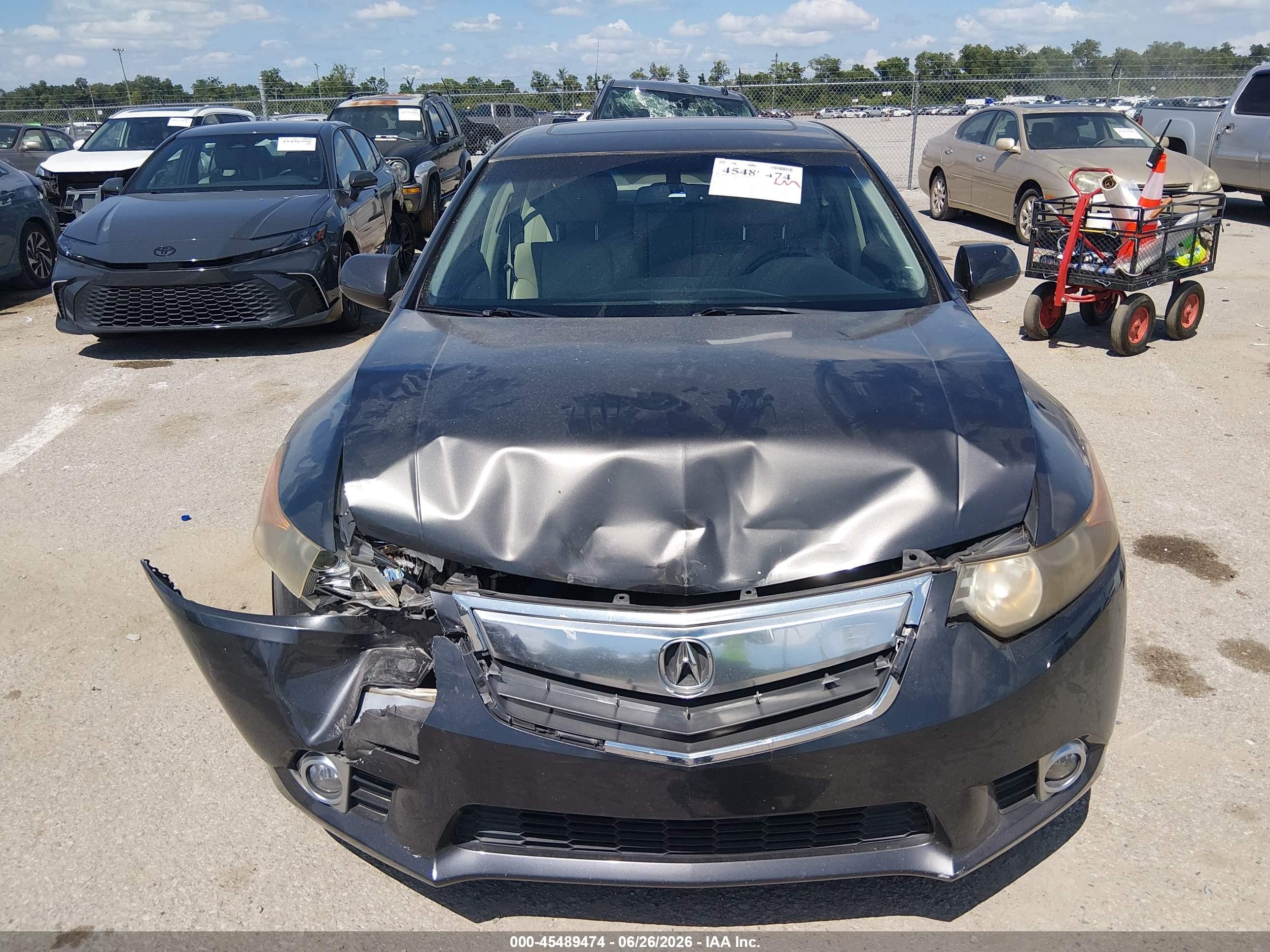 2012 Acura Tsx 2.4 Gray vin: JH4CU2F4XCC025643