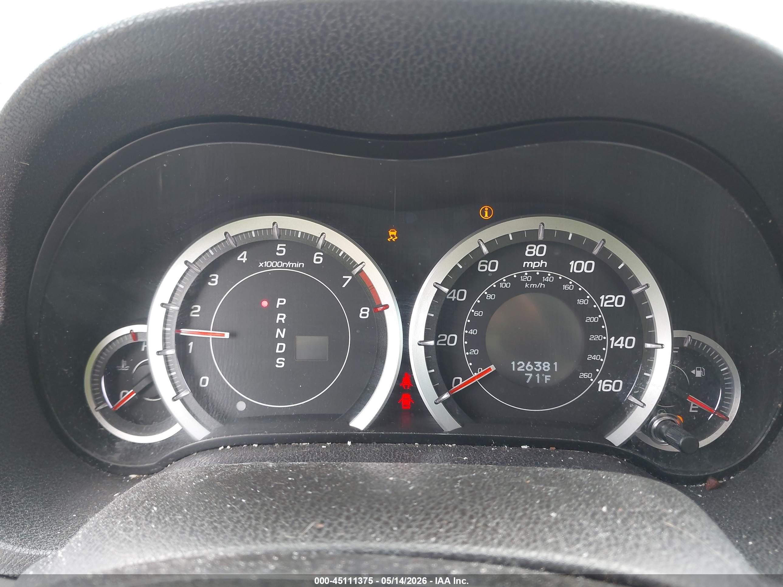 2012 Acura Tsx 2.4 White vin: JH4CU2F4XCC027635