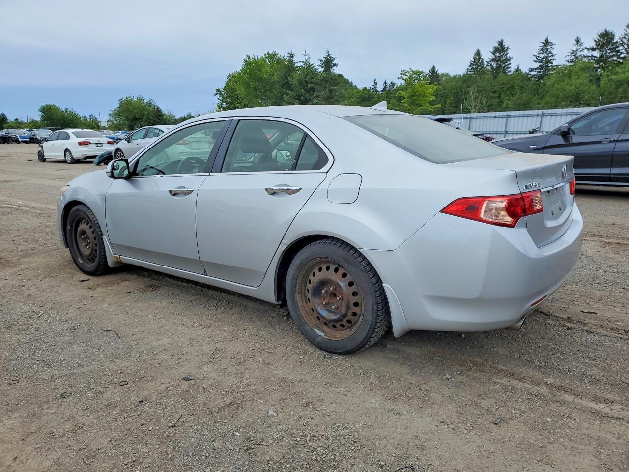 2012 Acura Tsx Silver vin: JH4CU2F52CC801627