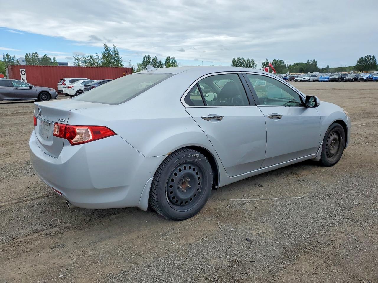 2012 Acura Tsx Silver vin: JH4CU2F52CC801627