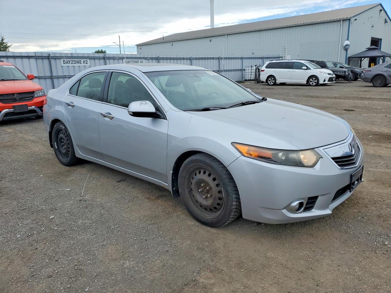 2012 Acura Tsx Silver vin: JH4CU2F52CC801627