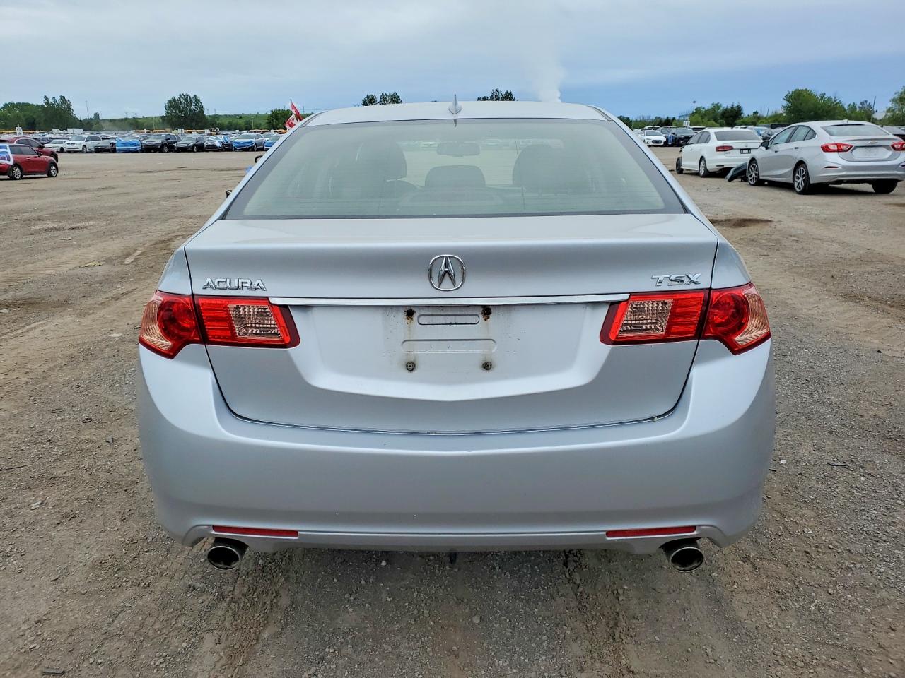 2012 Acura Tsx Silver vin: JH4CU2F52CC801627
