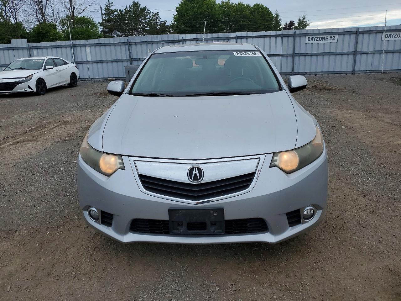 2012 Acura Tsx Silver vin: JH4CU2F52CC801627