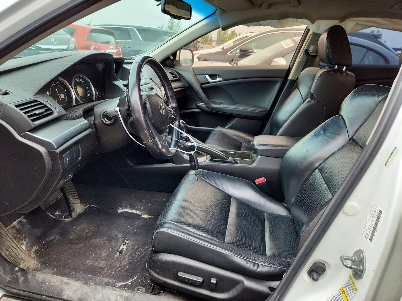 2012 Acura Tsx White vin: JH4CU2F54CC801998