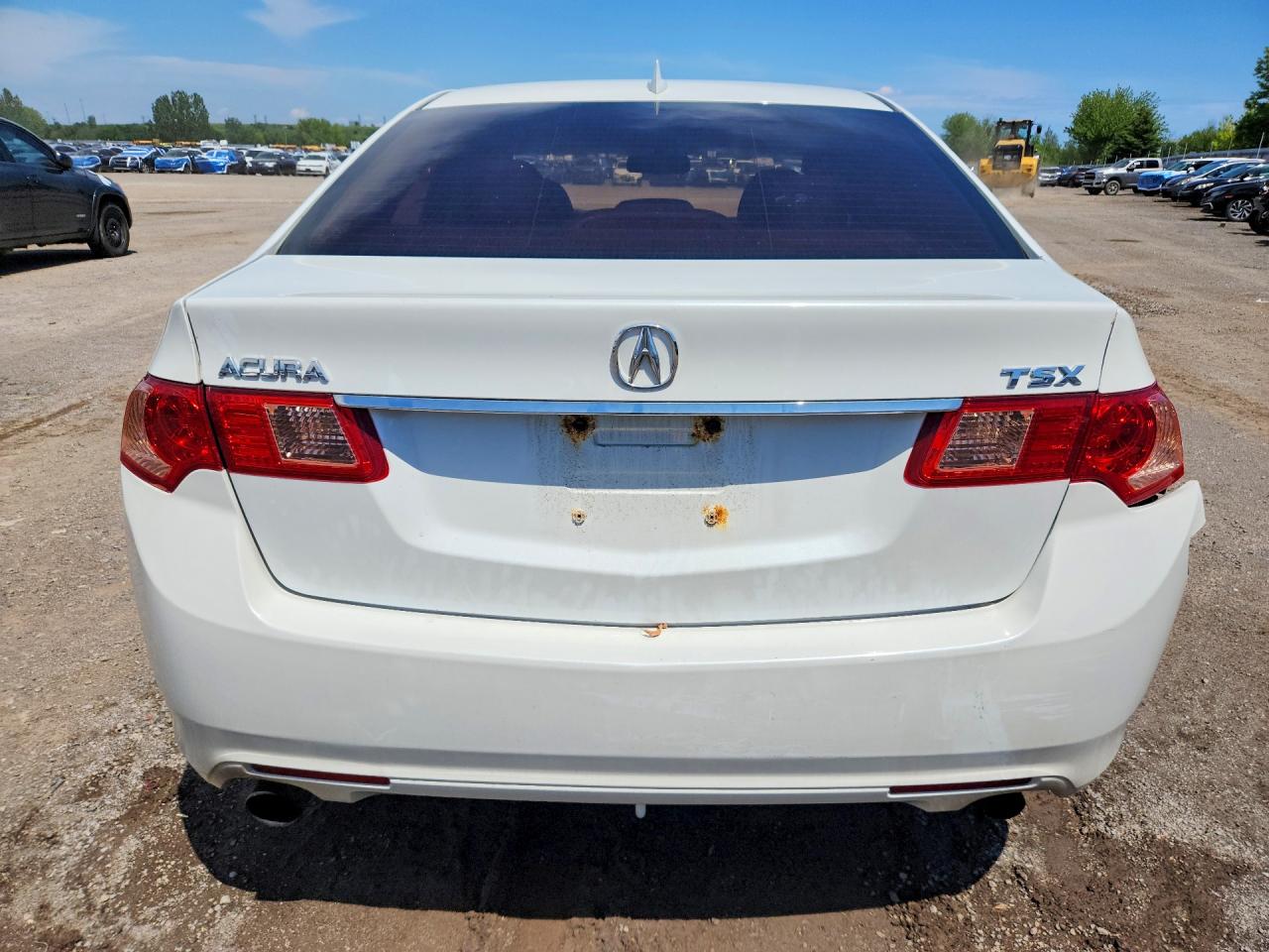 2012 Acura Tsx White vin: JH4CU2F54CC801998