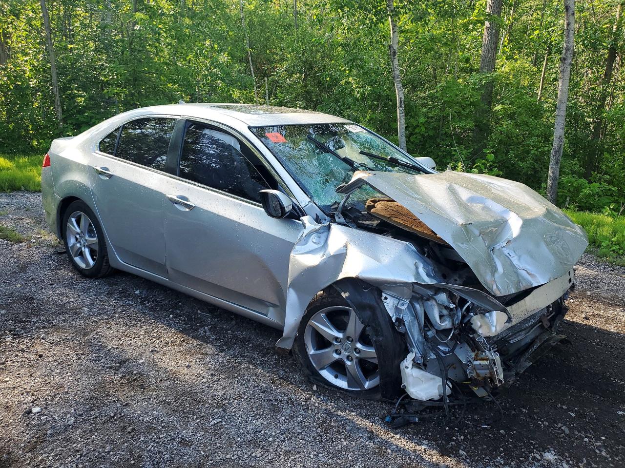 2012 Acura Tsx Silver vin: JH4CU2F58CC801079