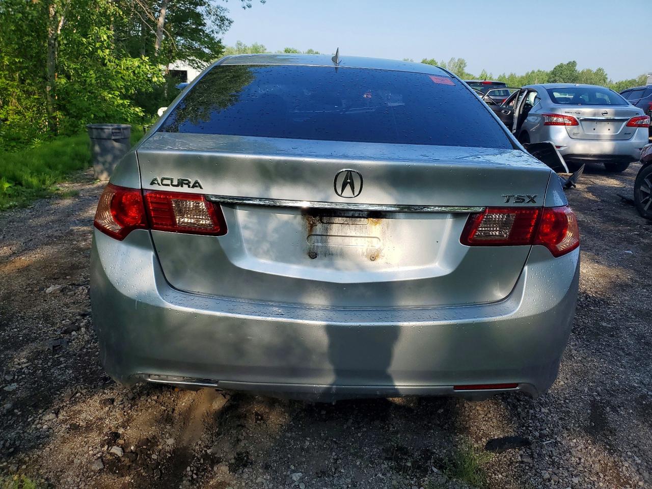 2012 Acura Tsx Silver vin: JH4CU2F58CC801079