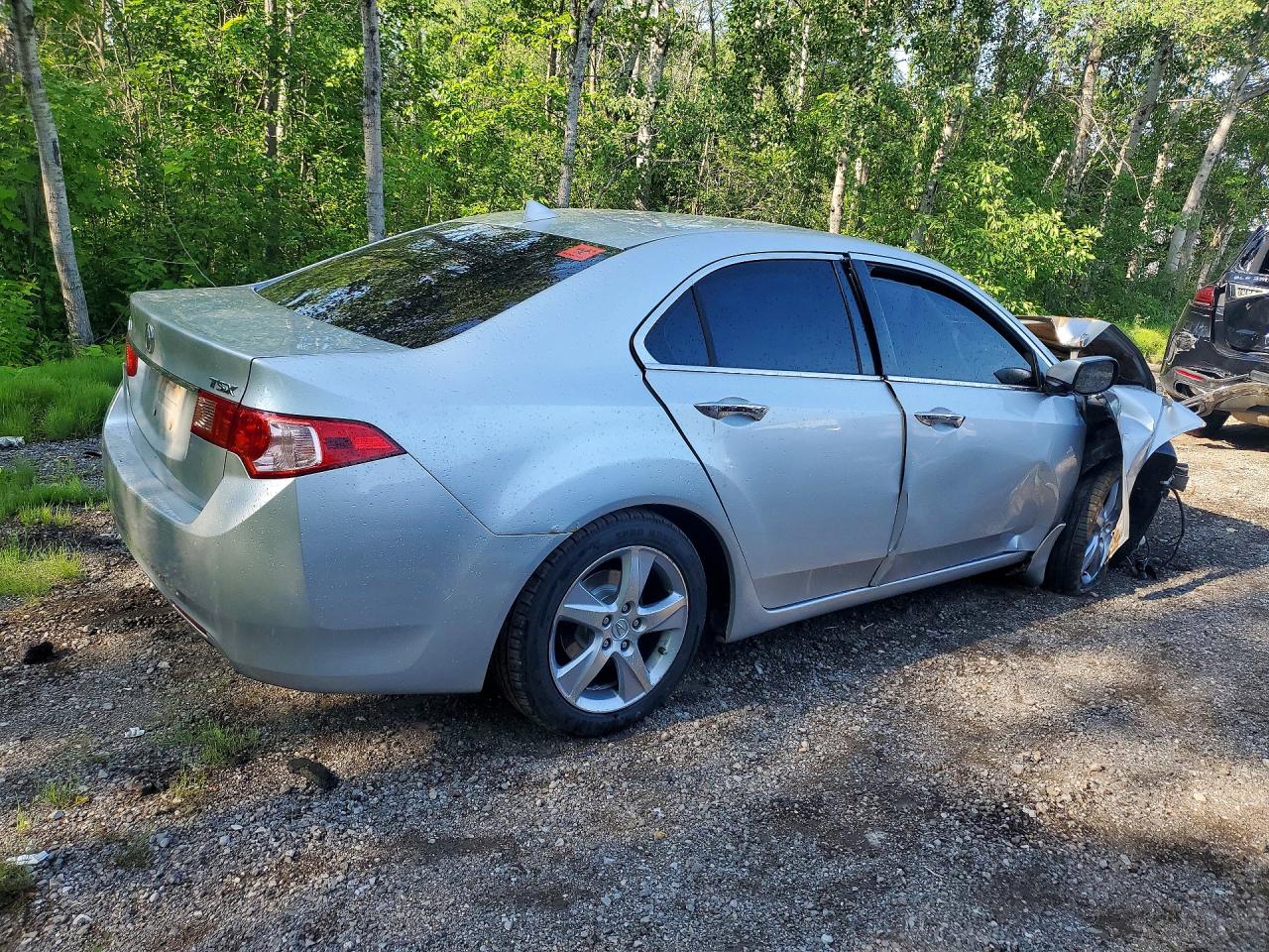 2012 Acura Tsx Silver vin: JH4CU2F58CC801079