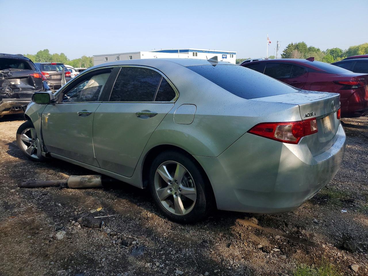 2012 Acura Tsx Silver vin: JH4CU2F58CC801079