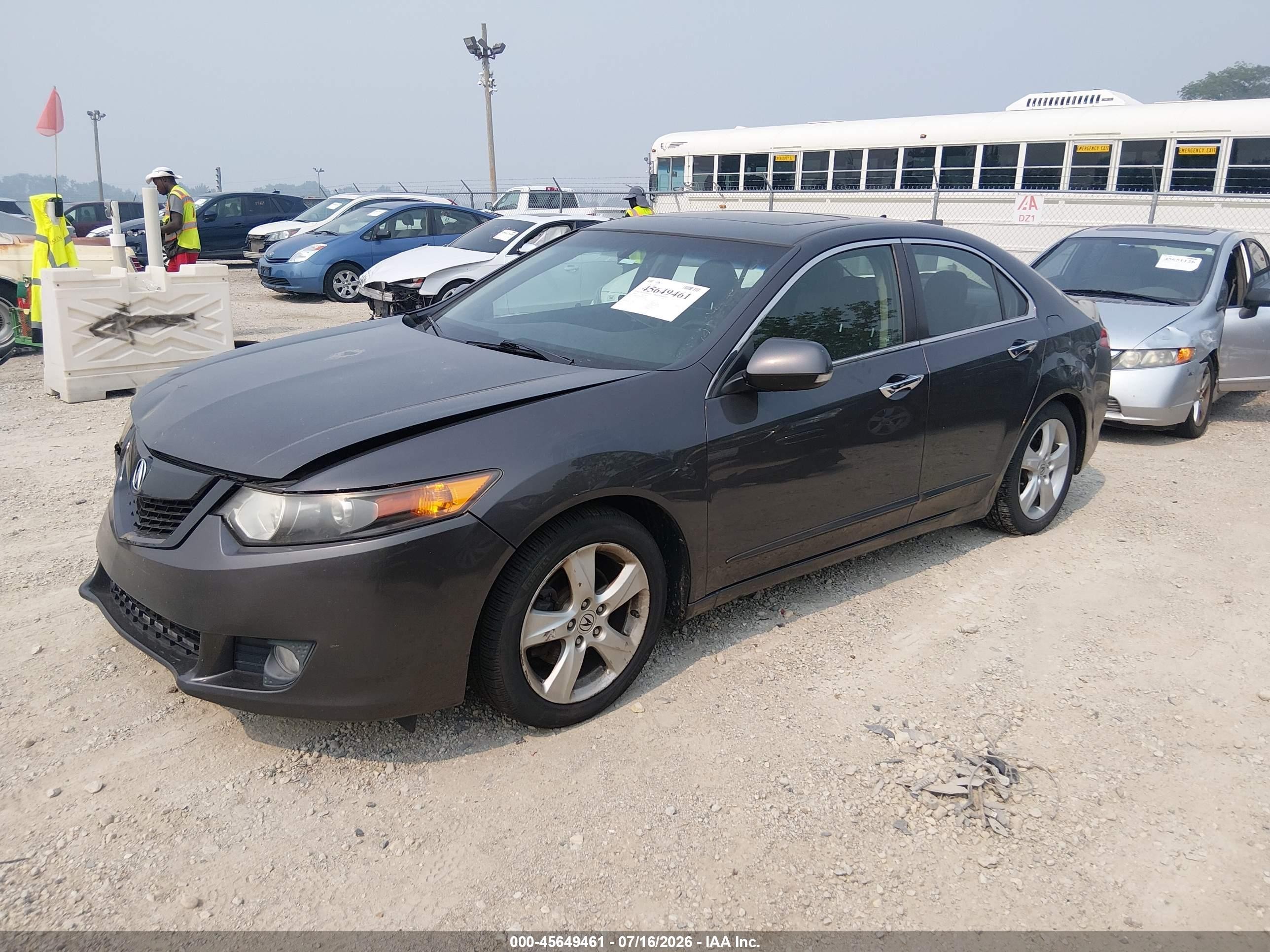 2010 Acura Tsx 2.4 Серый vin: JH4CU2F60AC004539