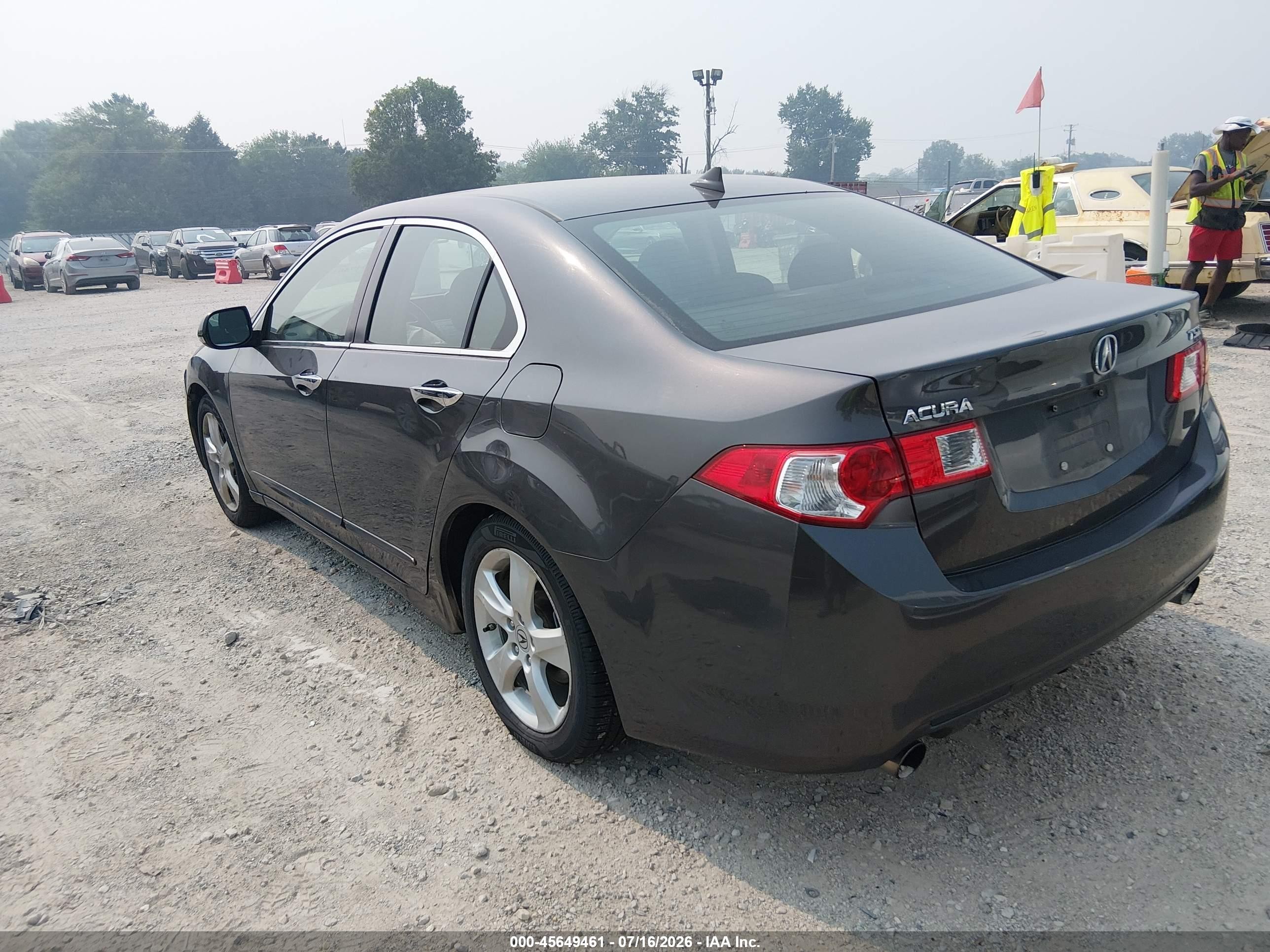 2010 Acura Tsx 2.4 Серый vin: JH4CU2F60AC004539