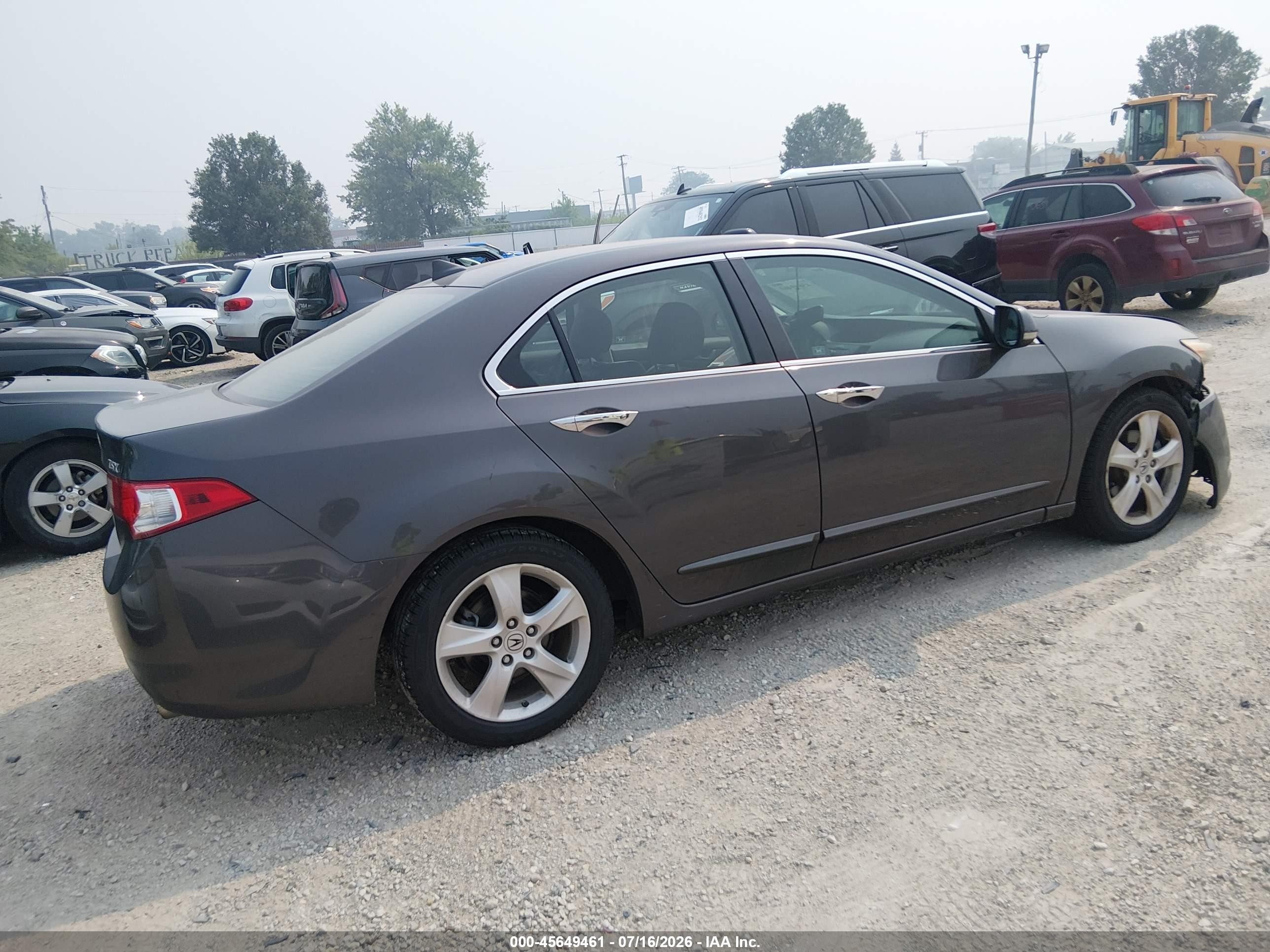 2010 Acura Tsx 2.4 Серый vin: JH4CU2F60AC004539