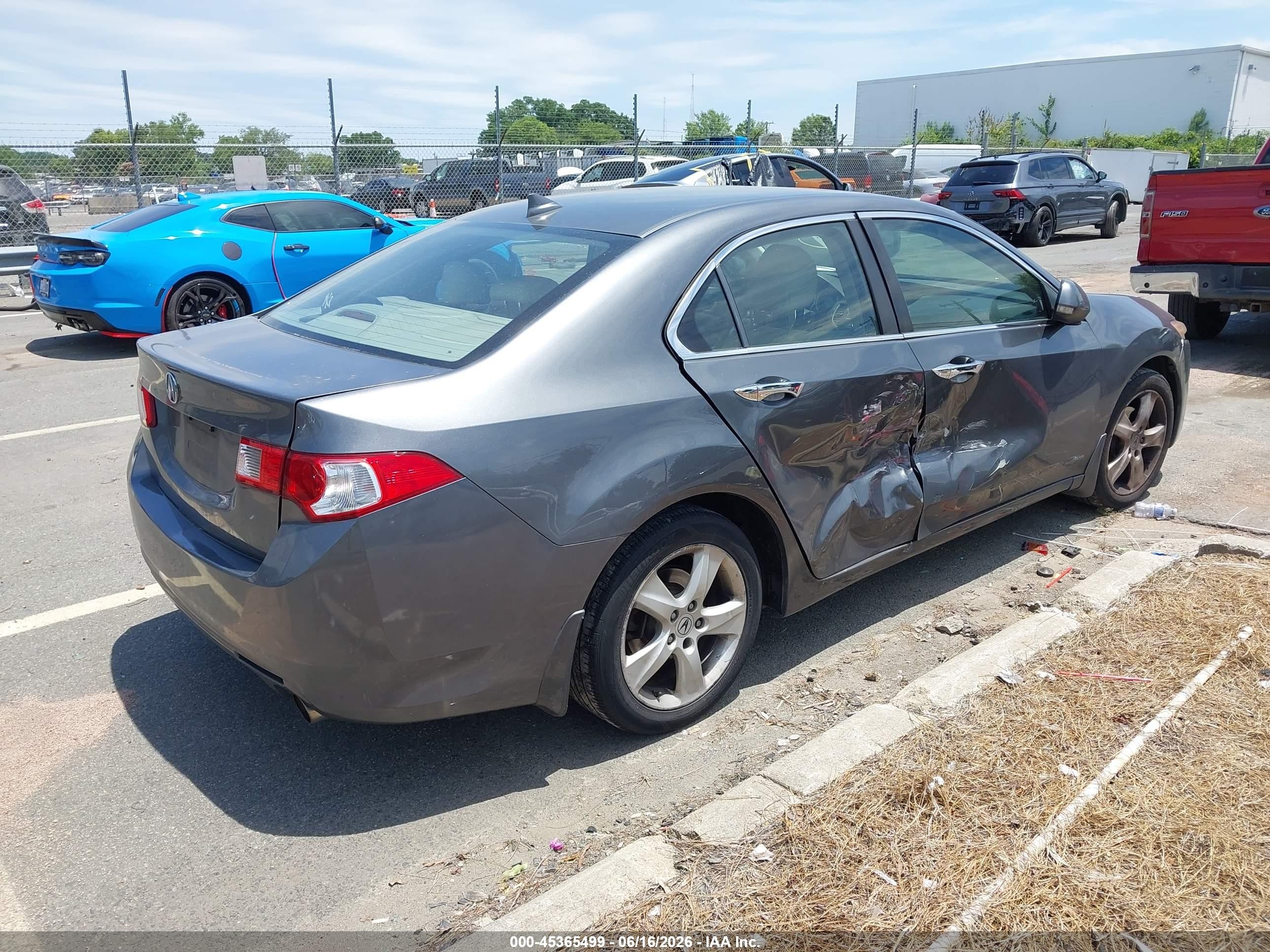 2010 Acura Tsx 2.4 Gray vin: JH4CU2F60AC010356