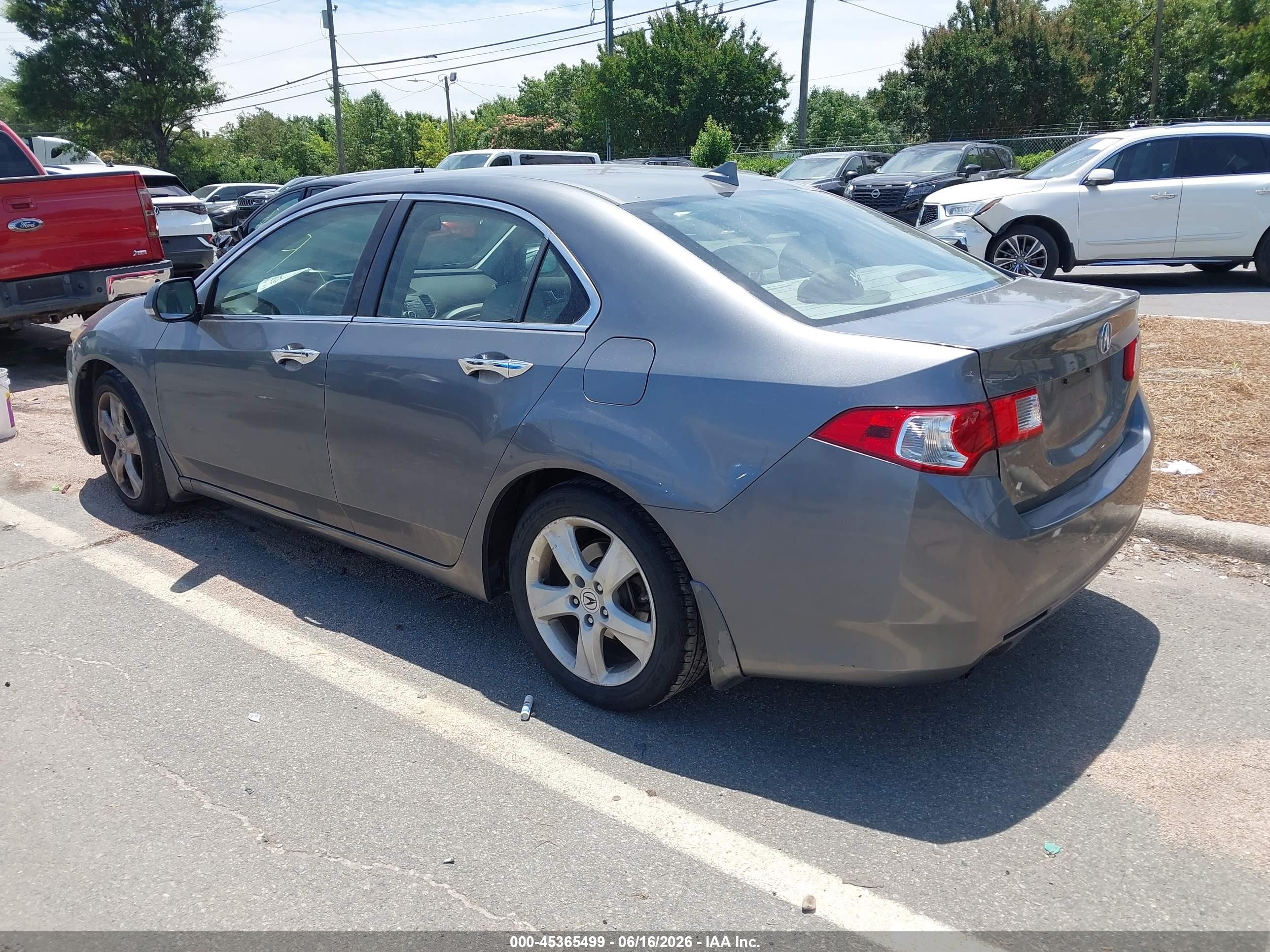 2010 Acura Tsx 2.4 Gray vin: JH4CU2F60AC010356