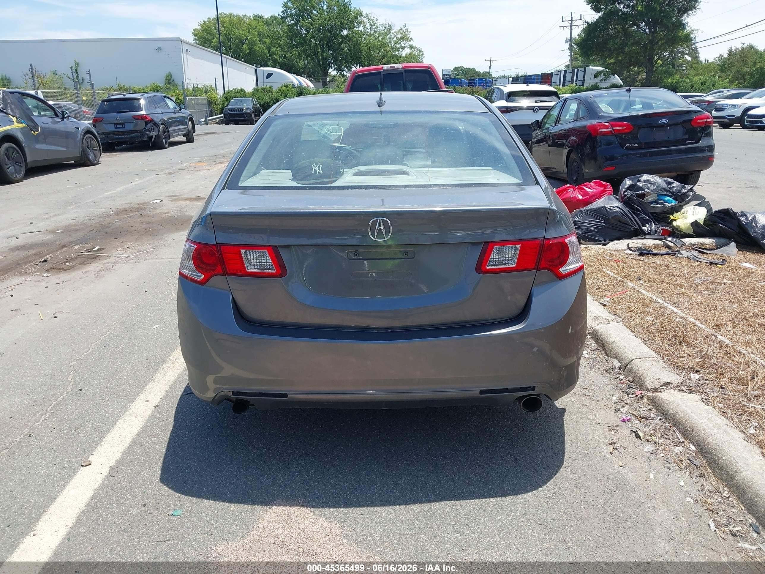 2010 Acura Tsx 2.4 Gray vin: JH4CU2F60AC010356