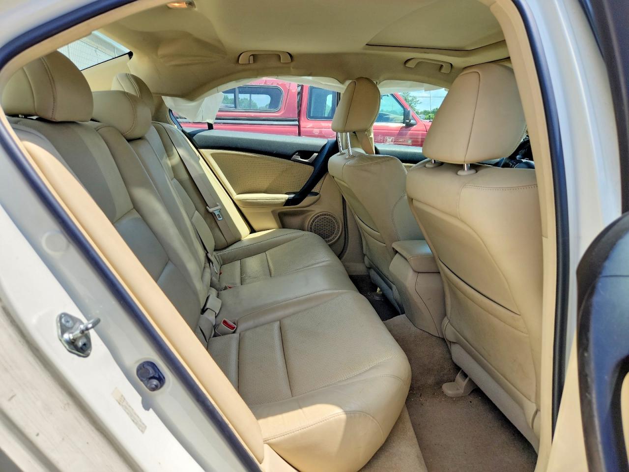 2010 Acura Tsx White vin: JH4CU2F60AC011555