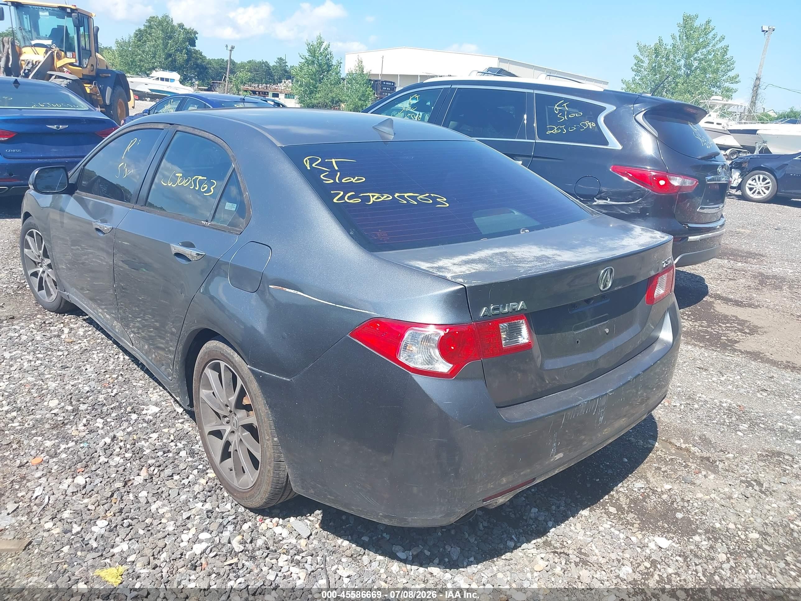 2010 Acura Tsx 2.4 Gray vin: JH4CU2F60AC015850
