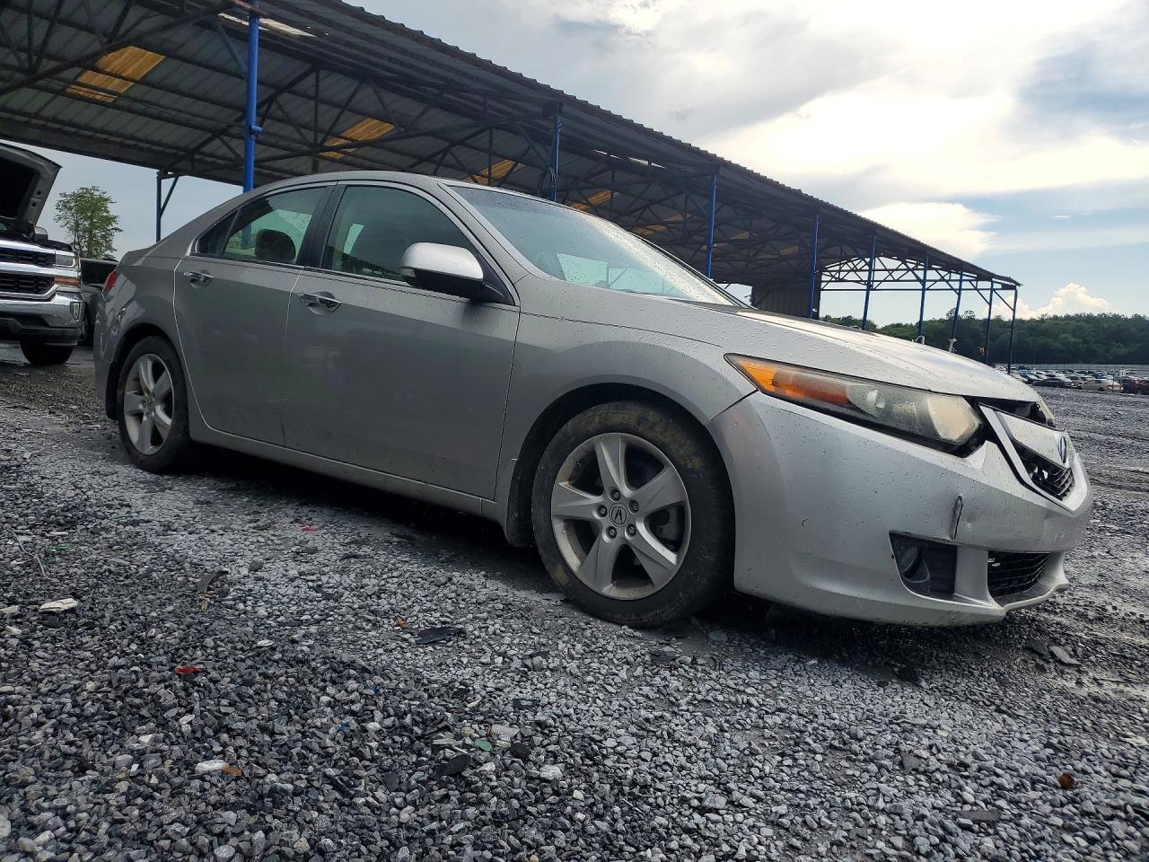 2010 Acura Tsx Silver vin: JH4CU2F60AC015959