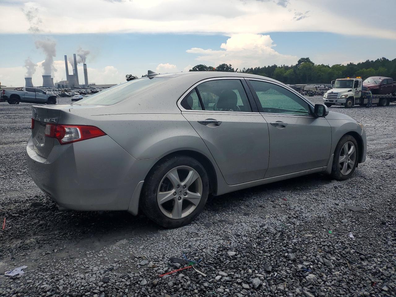 2010 Acura Tsx Silver vin: JH4CU2F60AC015959