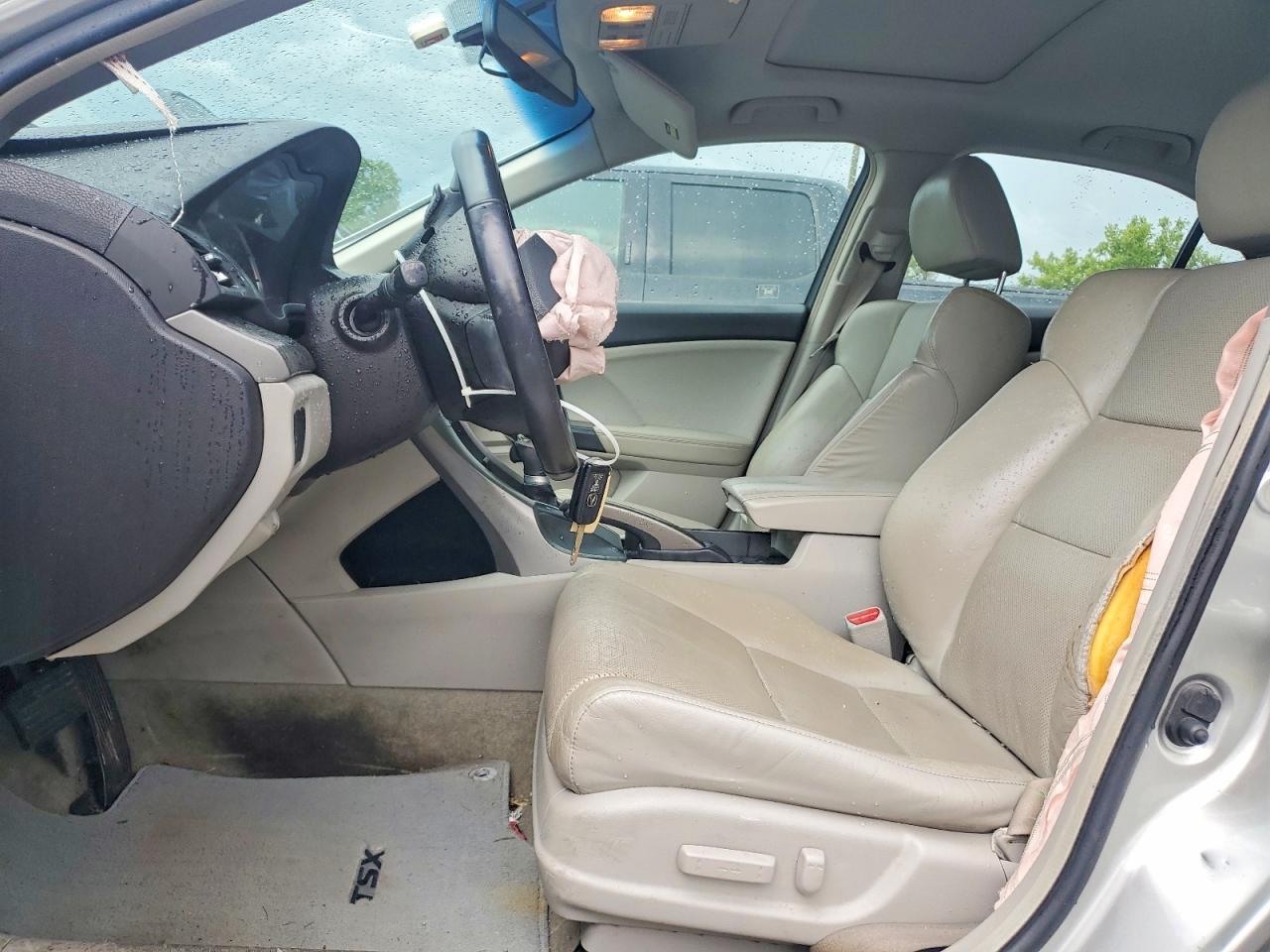 2010 Acura Tsx Silver vin: JH4CU2F60AC015959