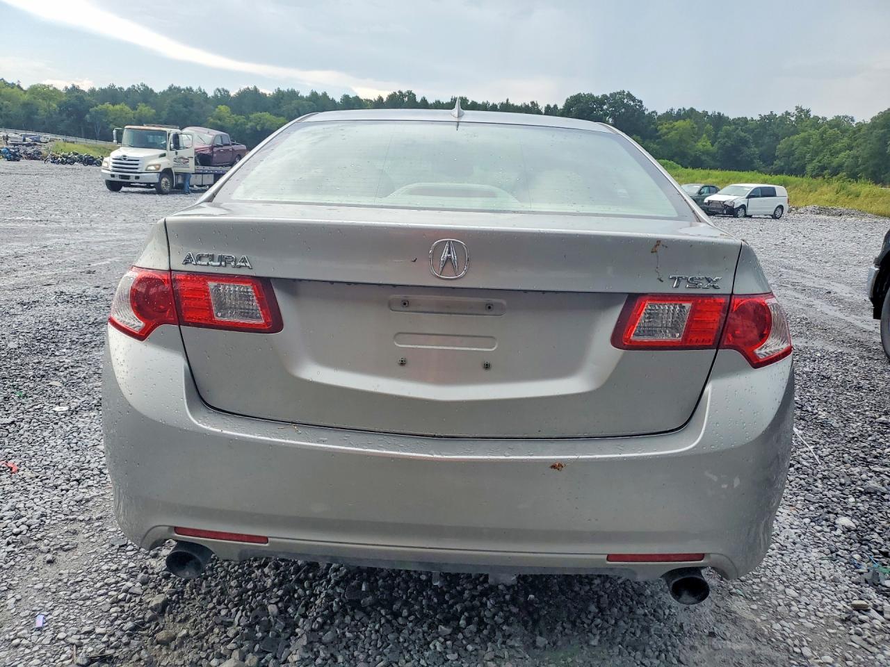 2010 Acura Tsx Silver vin: JH4CU2F60AC015959