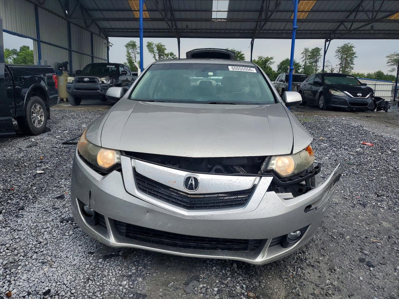 2010 Acura Tsx Silver vin: JH4CU2F60AC015959