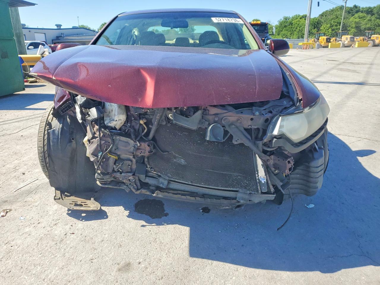 2010 Acura Tsx Maroon vin: JH4CU2F60AC017274