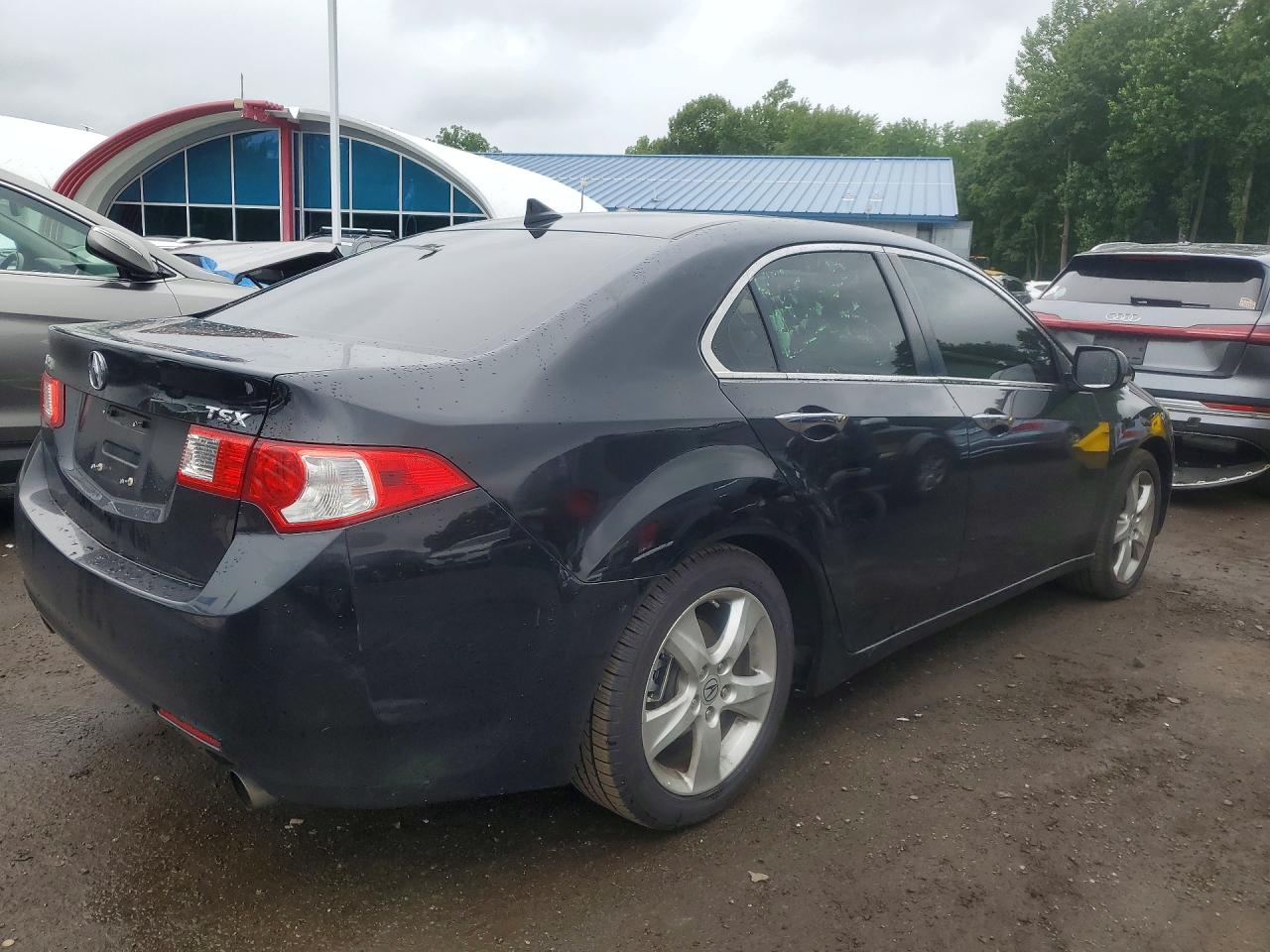 2010 Acura Tsx Black vin: JH4CU2F60AC018151