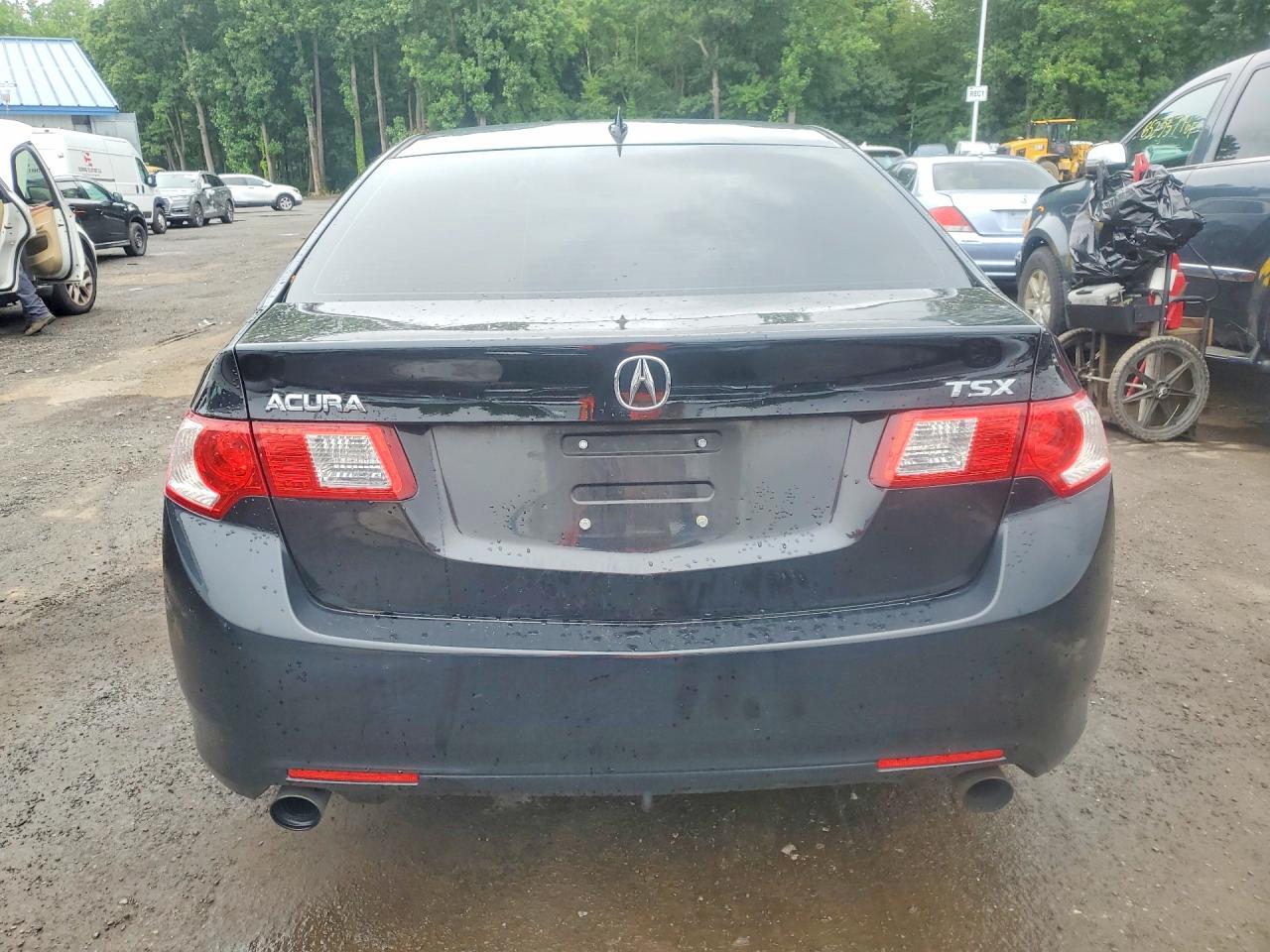 2010 Acura Tsx Black vin: JH4CU2F60AC018151