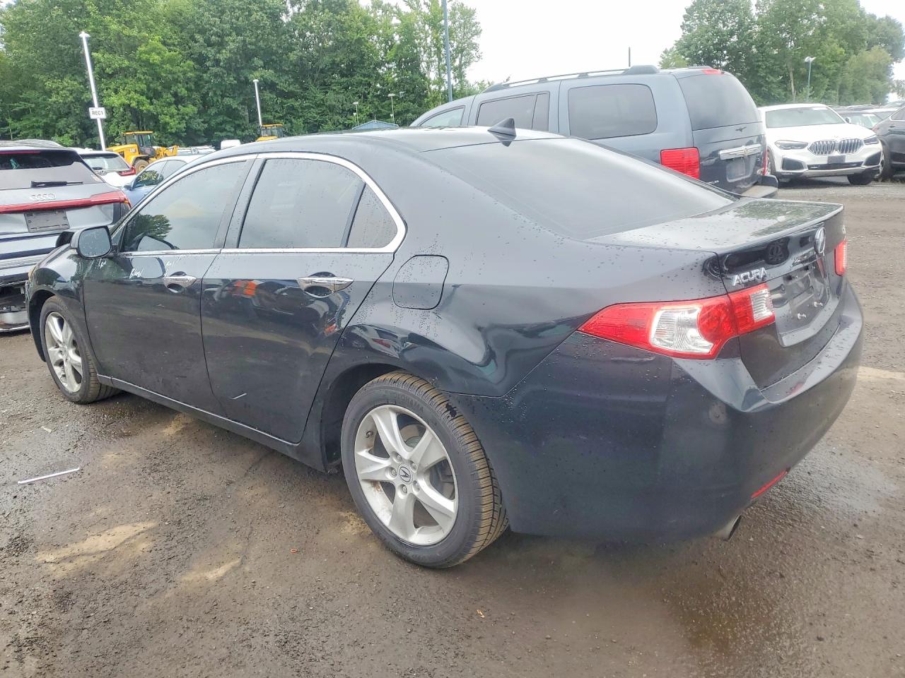 2010 Acura Tsx Black vin: JH4CU2F60AC018151