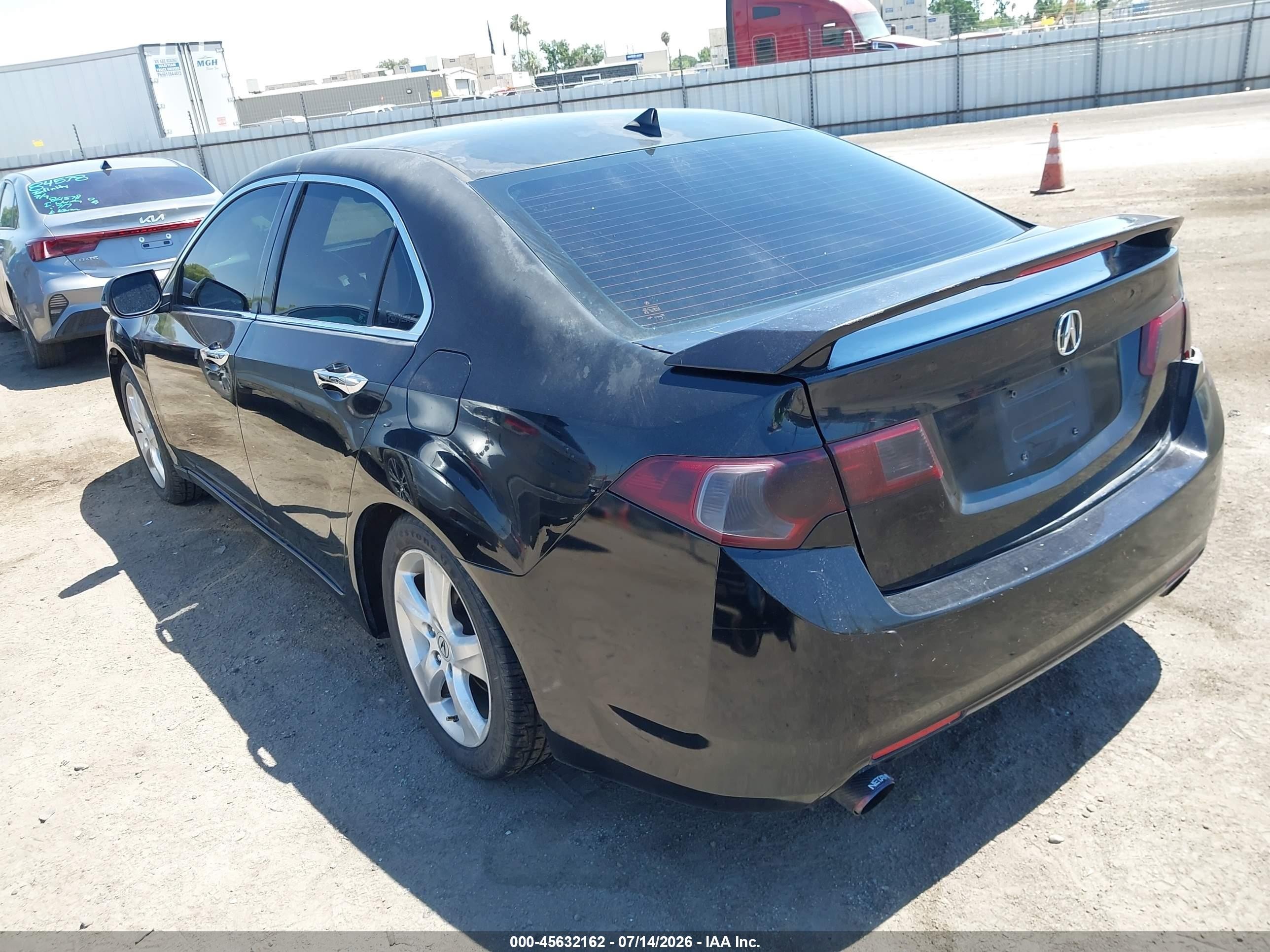 2010 Acura Tsx 2.4 Black vin: JH4CU2F60AC021308