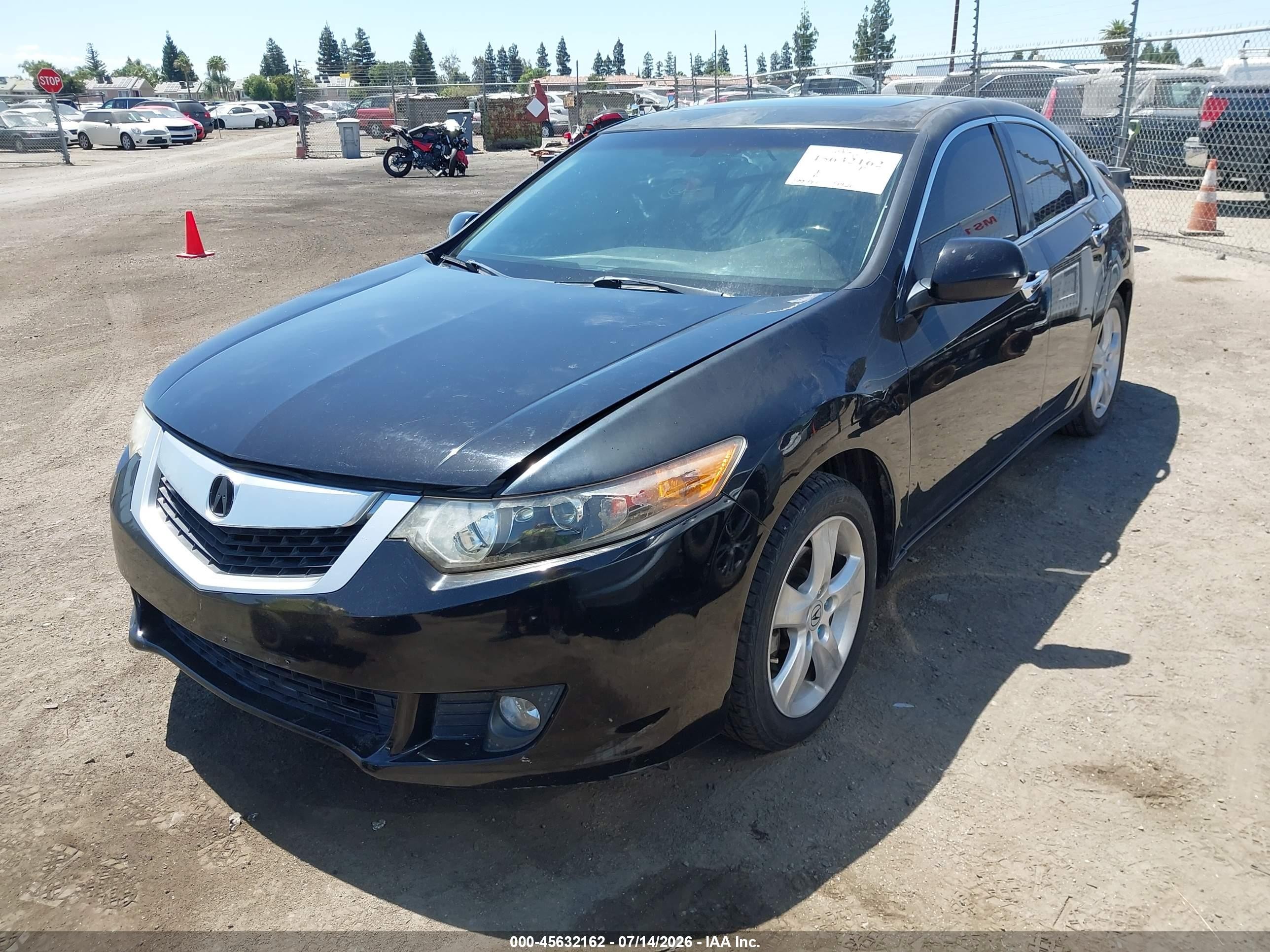 2010 Acura Tsx 2.4 Black vin: JH4CU2F60AC021308