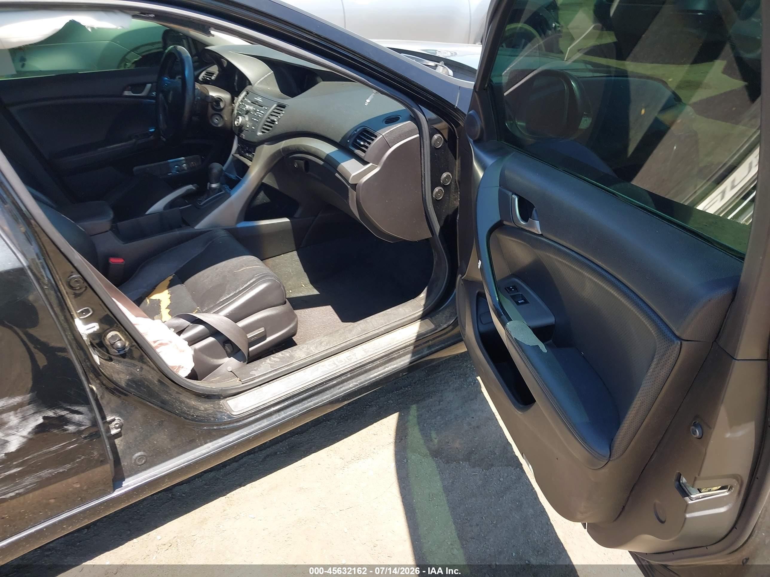 2010 Acura Tsx 2.4 Black vin: JH4CU2F60AC021308