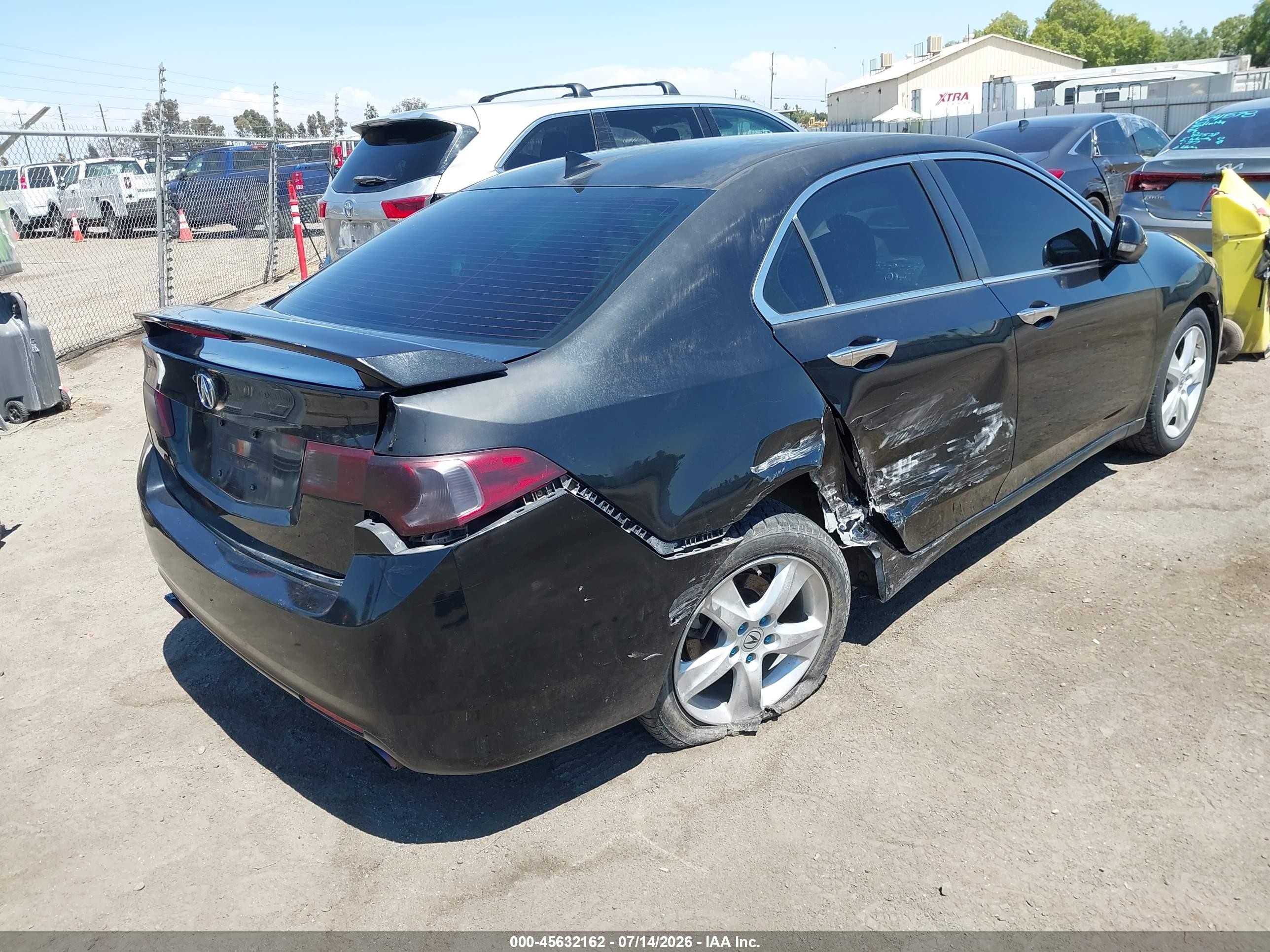 2010 Acura Tsx 2.4 Black vin: JH4CU2F60AC021308