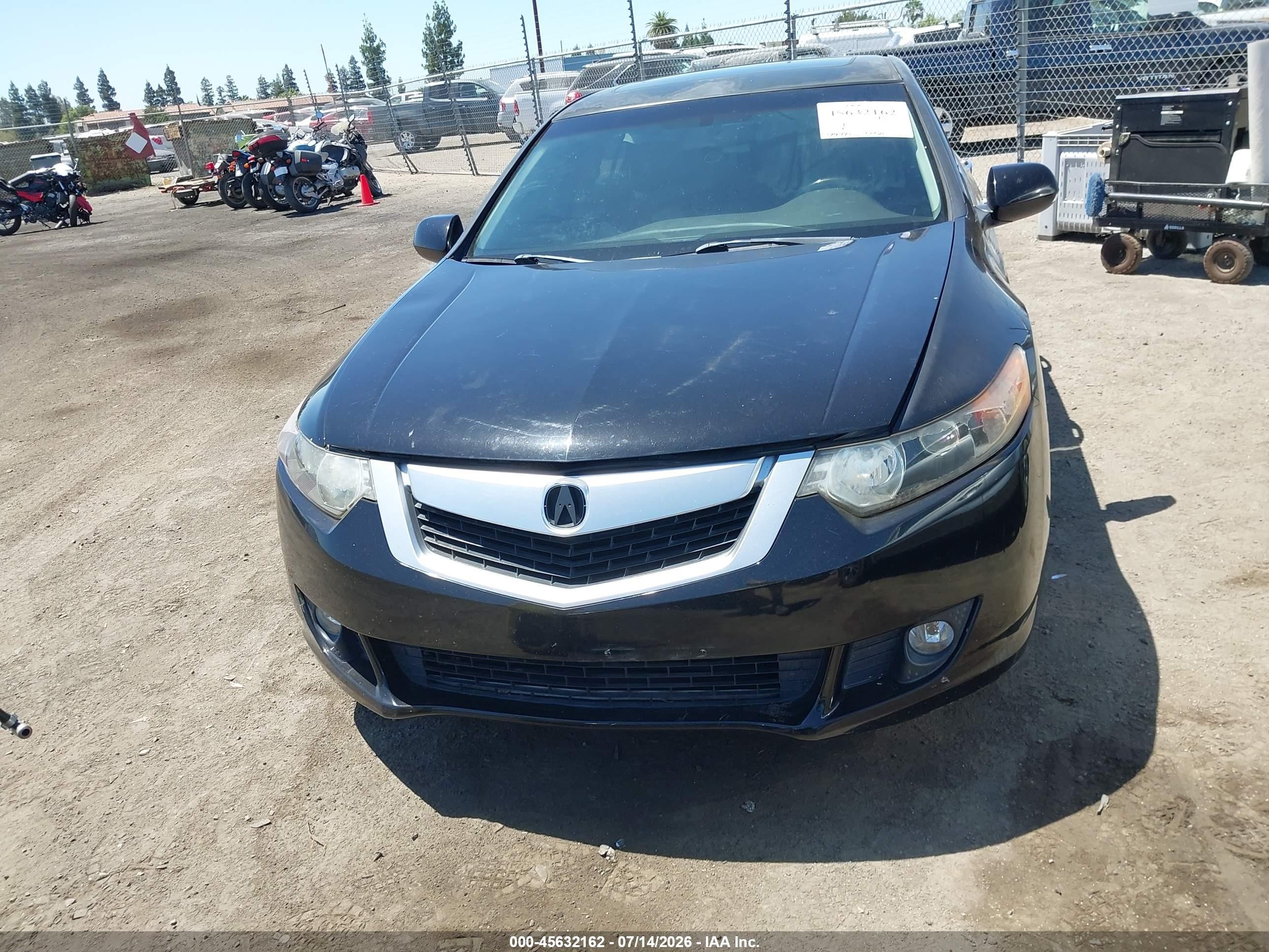 2010 Acura Tsx 2.4 Black vin: JH4CU2F60AC021308