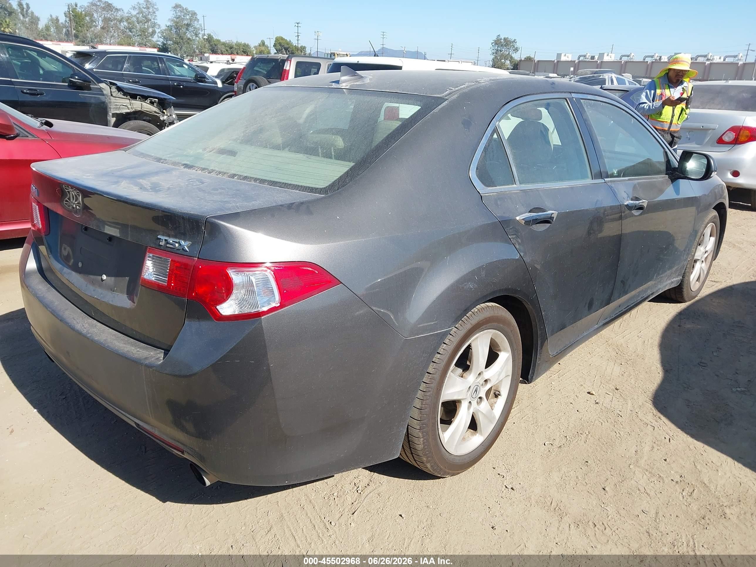 2010 Acura Tsx 2.4 Gray vin: JH4CU2F60AC025360